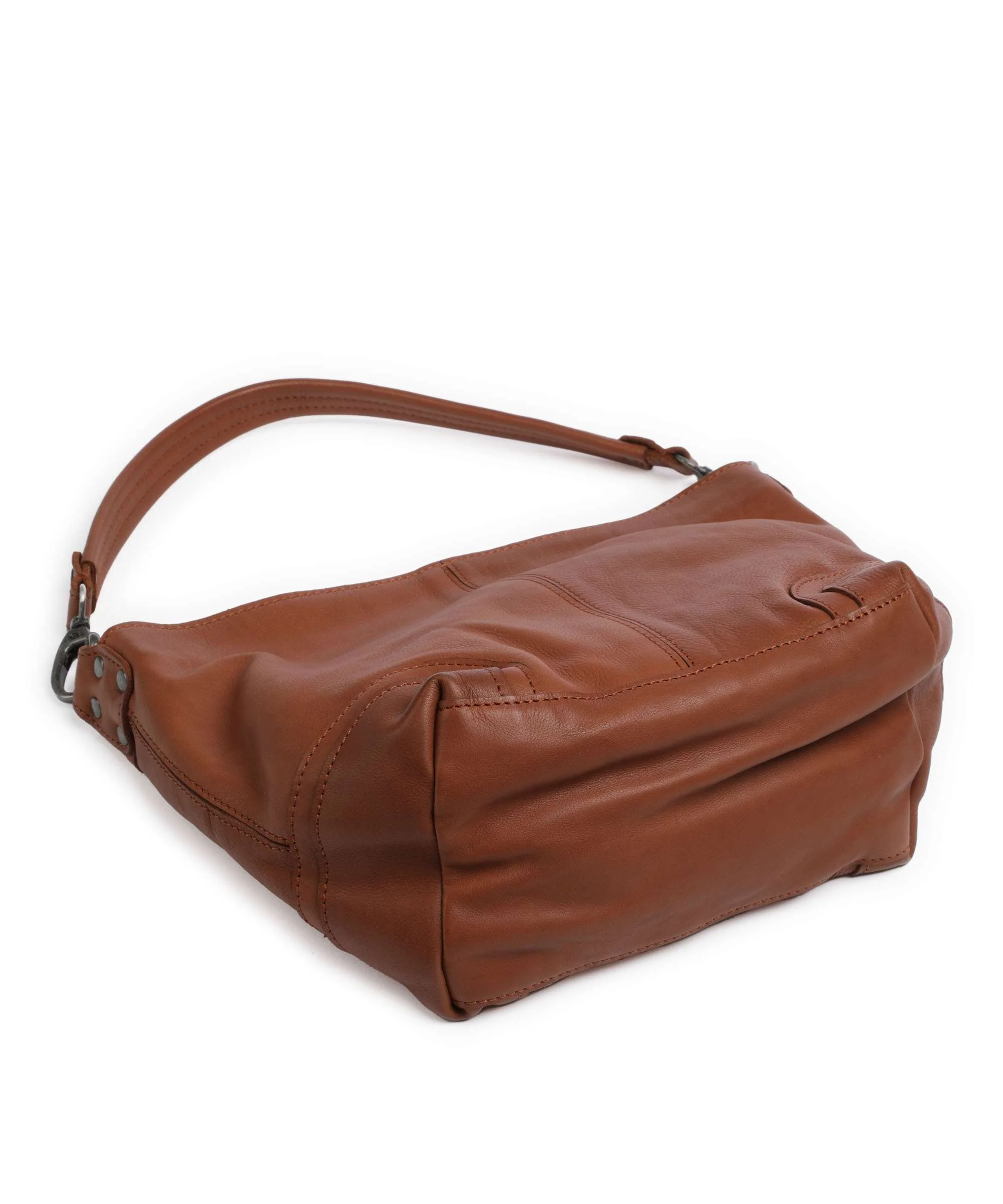 The Chesterfield Brand Washed Waxed Cow Lucy Sac porté épaule cognac - Image 5
