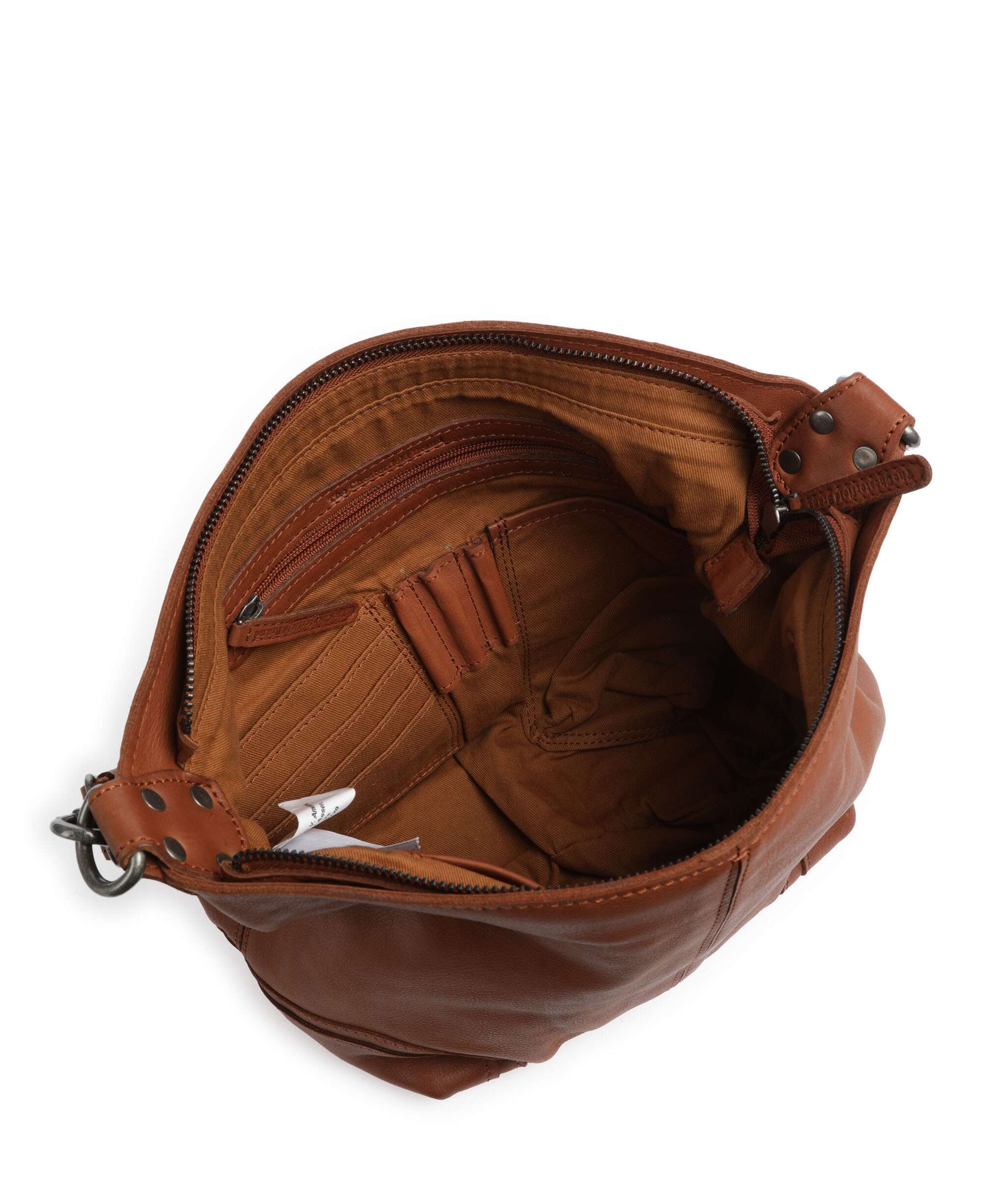 The Chesterfield Brand Washed Waxed Cow Lucy Sac porté épaule cognac - Image 6