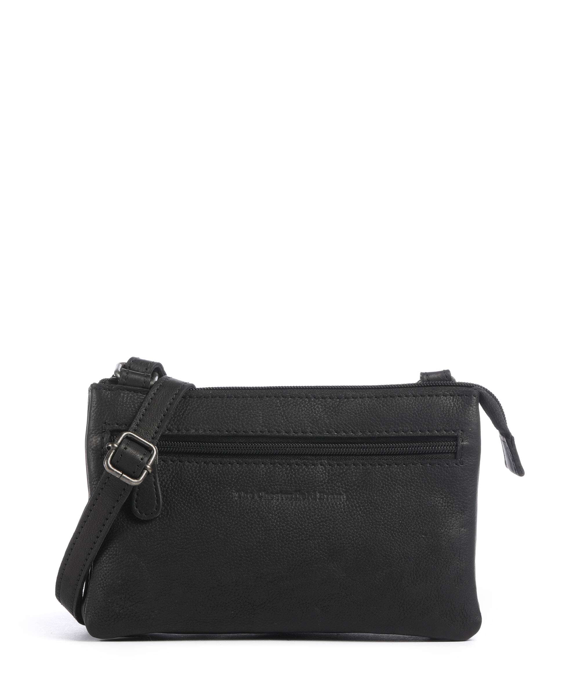 The Chesterfield Brand Washed Waxed Cow Osaka Sac bandoulière black