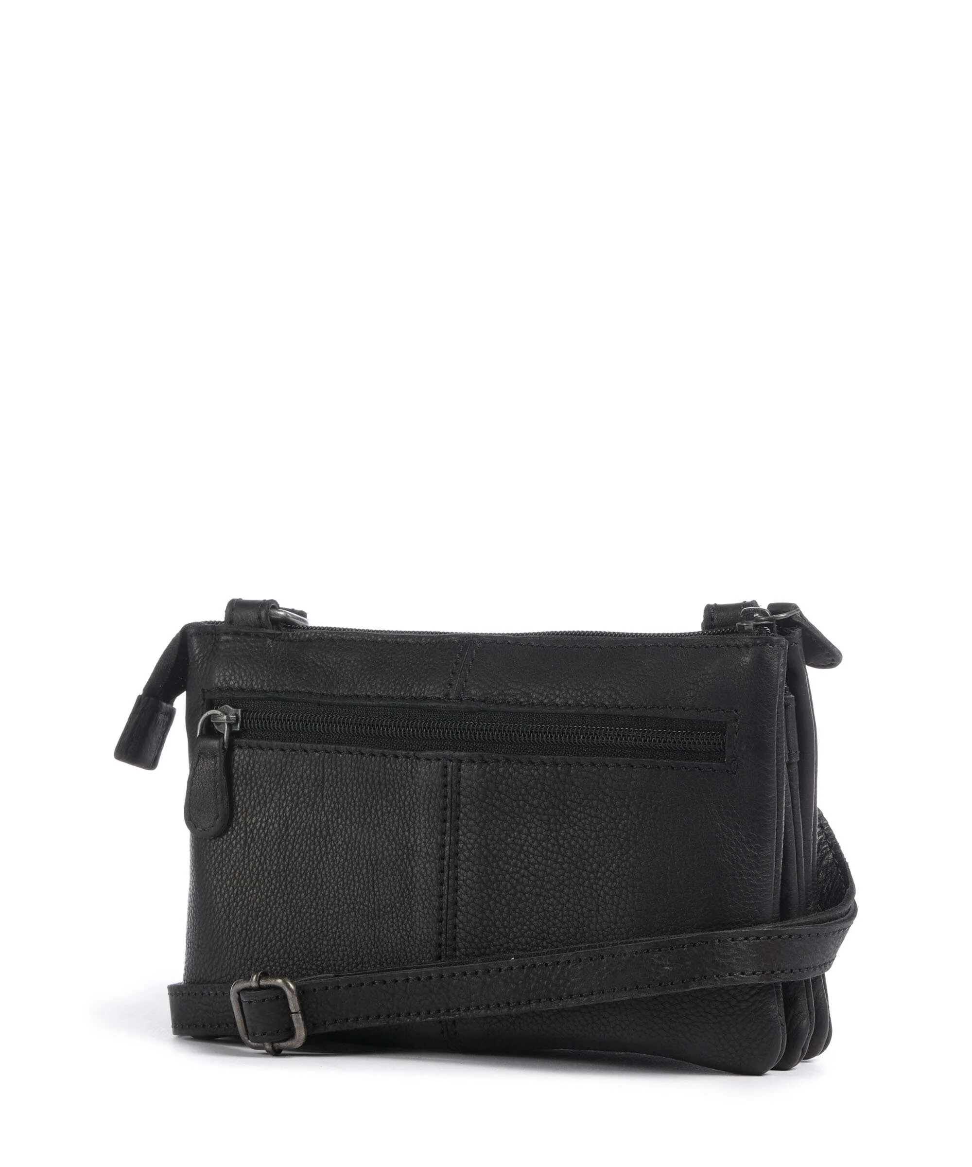 The Chesterfield Brand Washed Waxed Cow Osaka Sac bandoulière black - Image 2