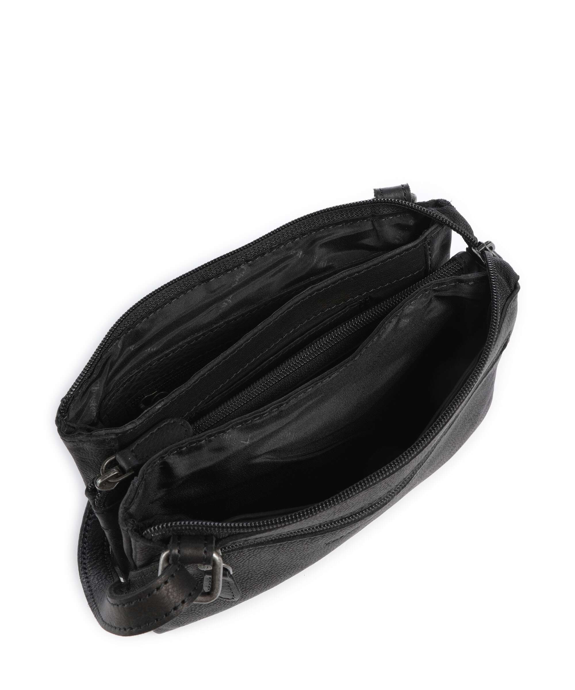 The Chesterfield Brand Washed Waxed Cow Osaka Sac bandoulière black - Image 6