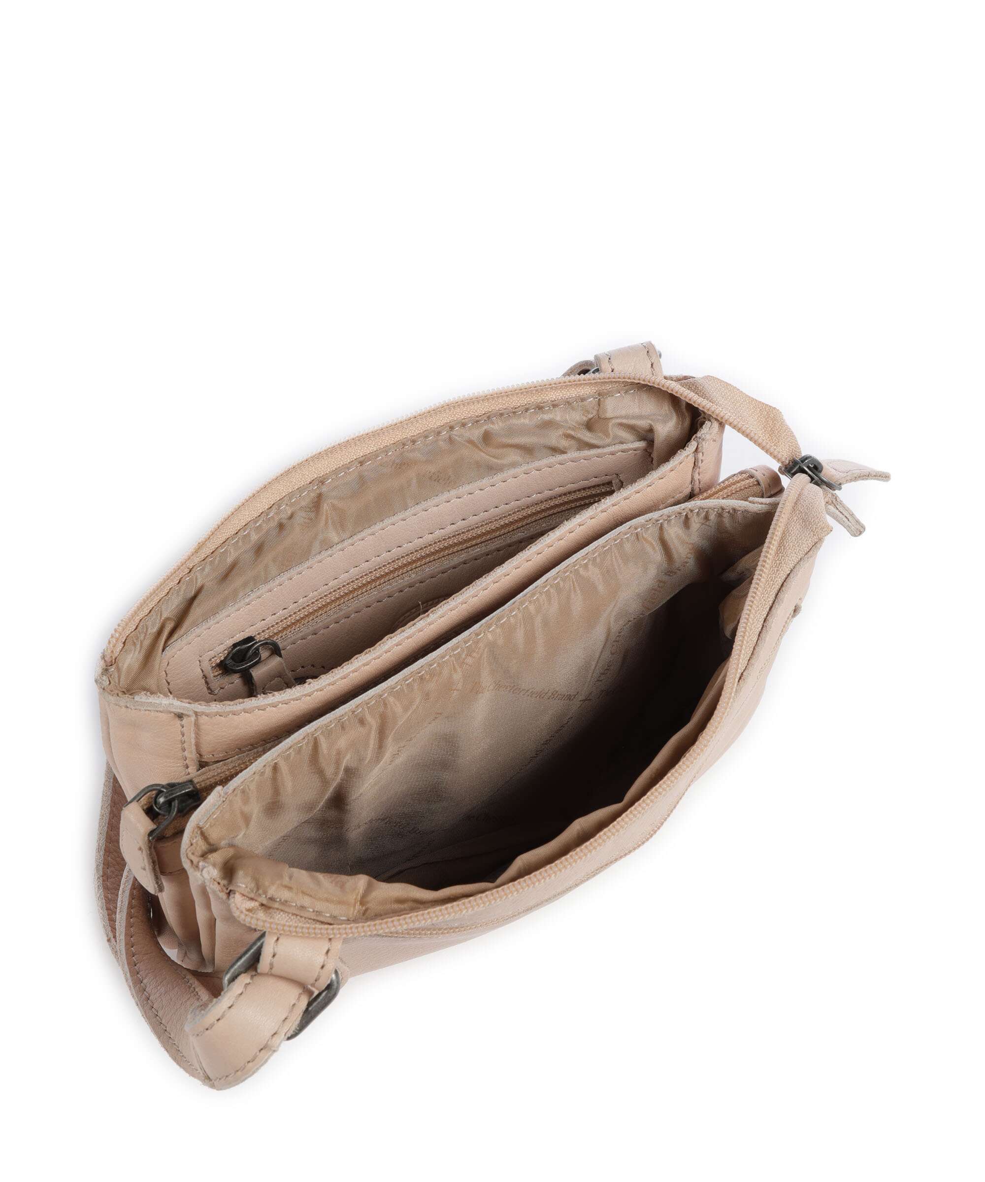 The Chesterfield Brand Washed Waxed Cow Osaka Sac bandoulière beige - Image 6
