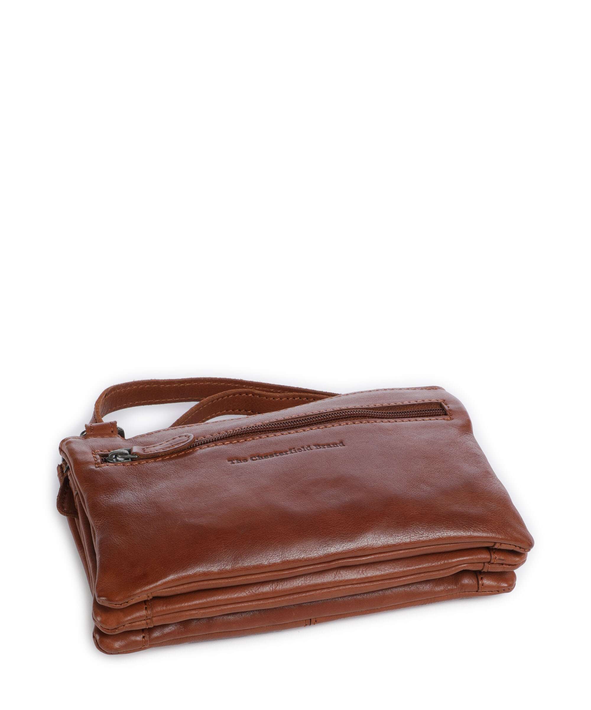 The Chesterfield Brand Washed Waxed Cow Osaka Sac bandoulière cognac - Image 5