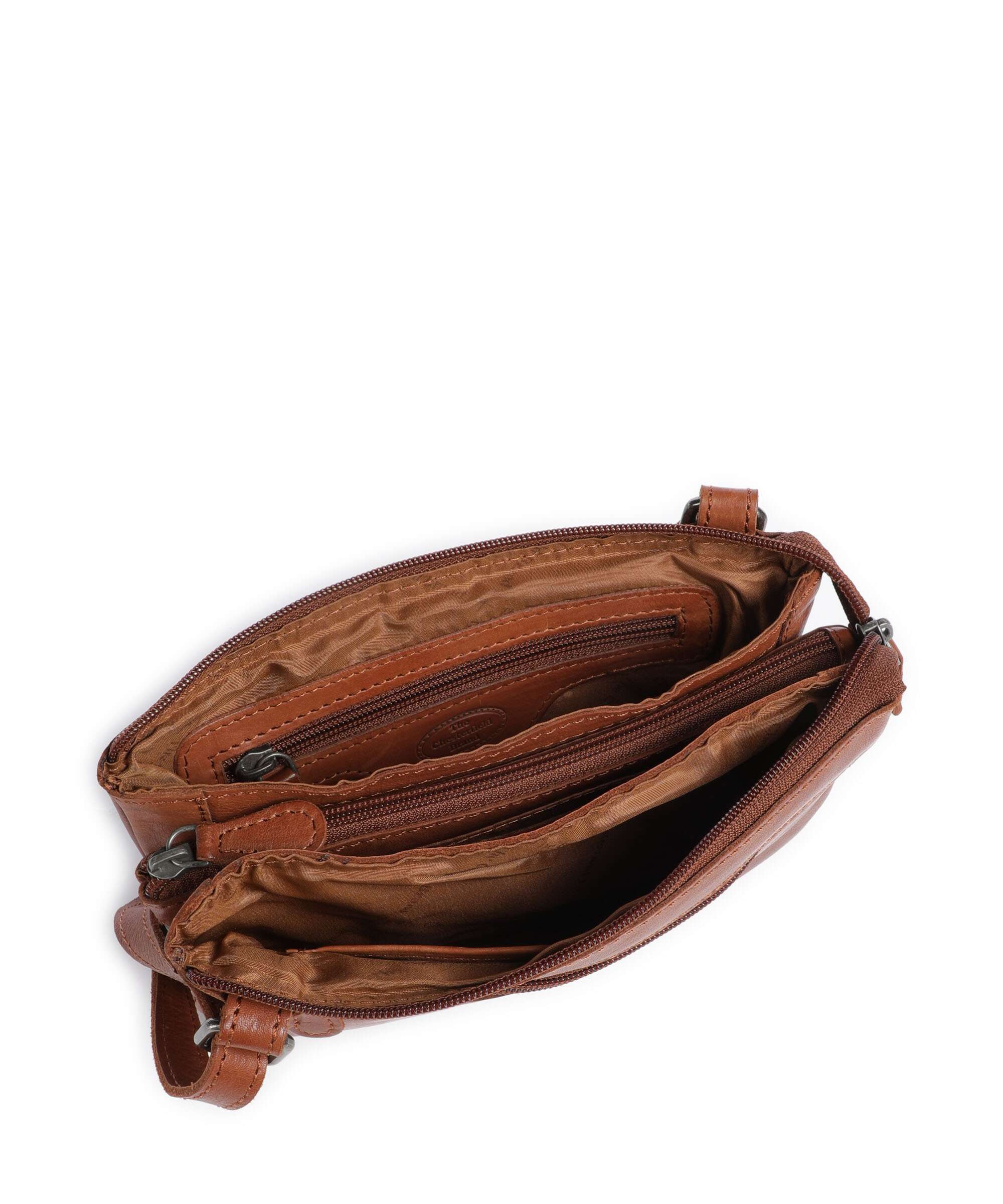 The Chesterfield Brand Washed Waxed Cow Osaka Sac bandoulière cognac - Image 6