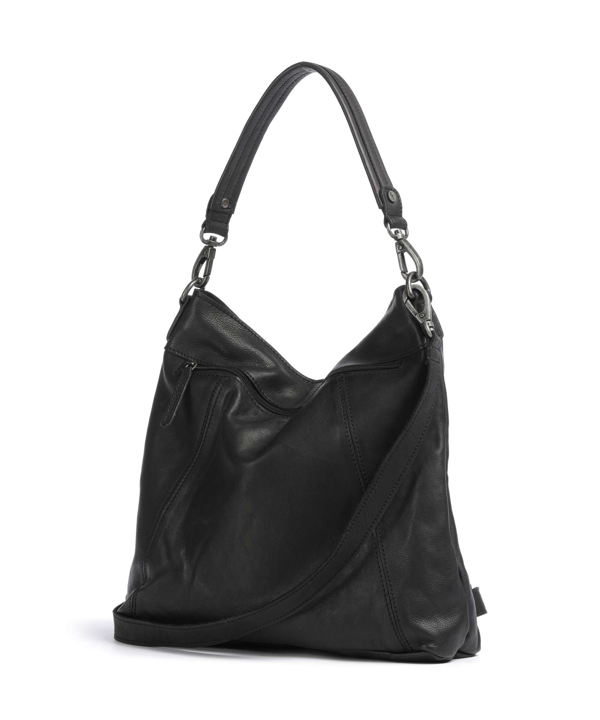 The Chesterfield Brand Washed Waxed Cow Sintra Sac fourre-tout black - Image 2