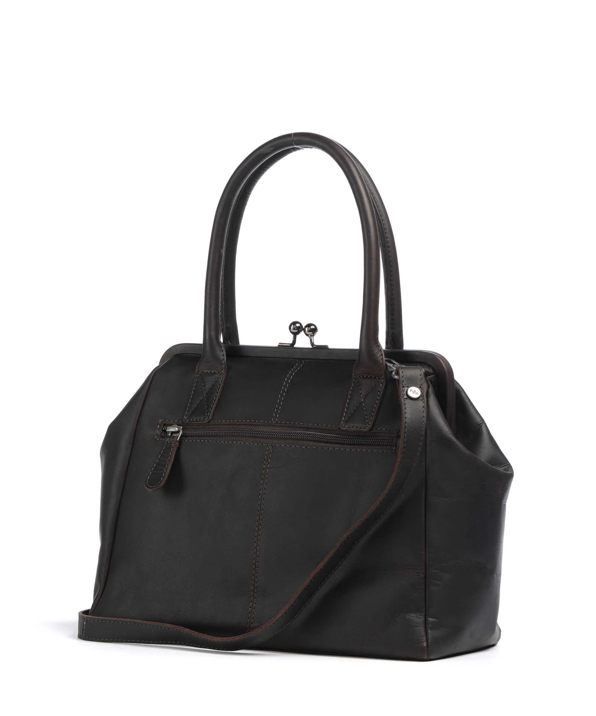 The Chesterfield Brand Wax Pull Up Cow Dorin Sac porté épaule brown - Image 2