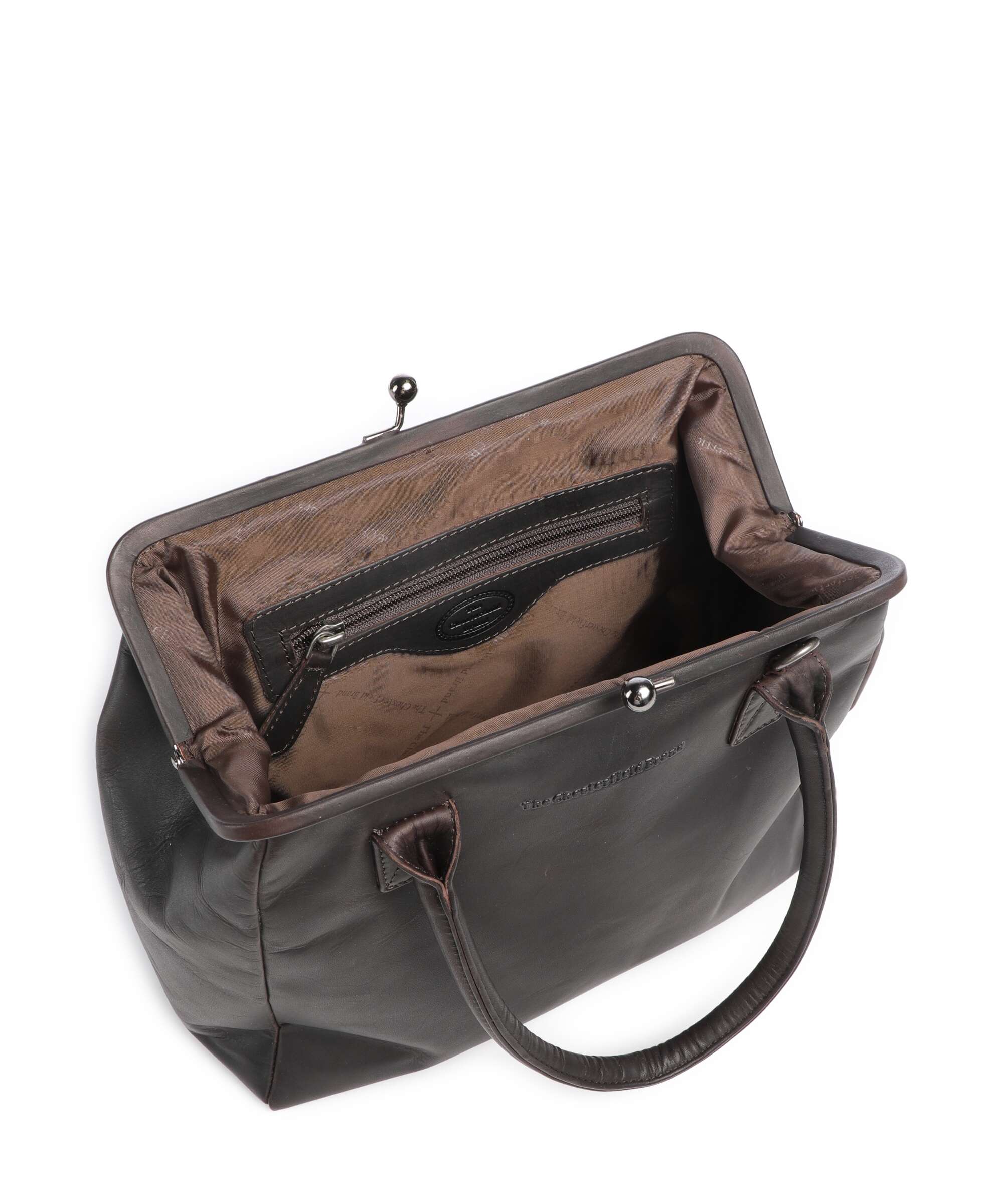 The Chesterfield Brand Wax Pull Up Cow Dorin Sac porté épaule brown - Image 6