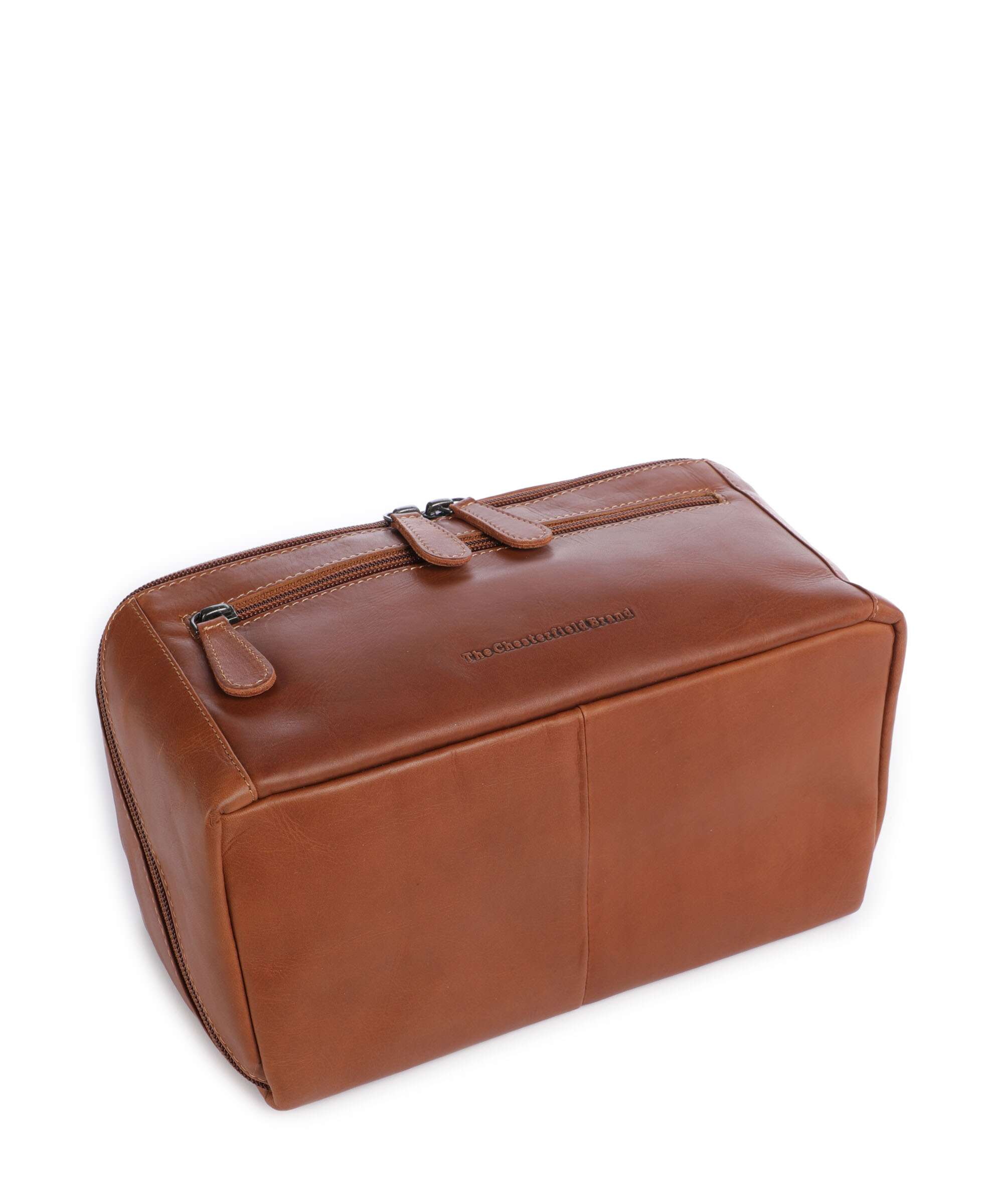 The Chesterfield Brand Wax Pull Up Cow Elmia Trousse de toilette cognac - Image 4