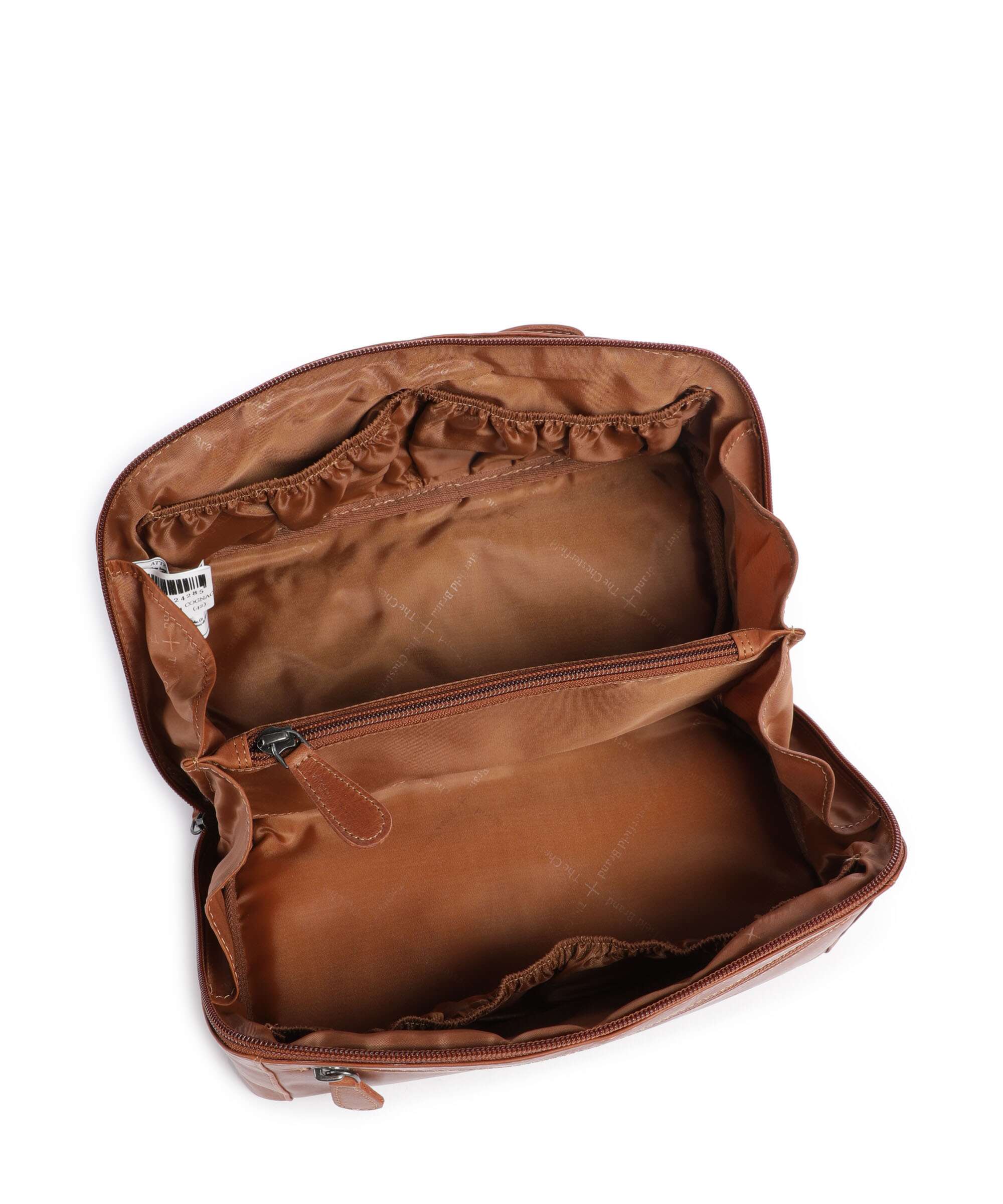 The Chesterfield Brand Wax Pull Up Cow Elmia Trousse de toilette cognac - Image 5