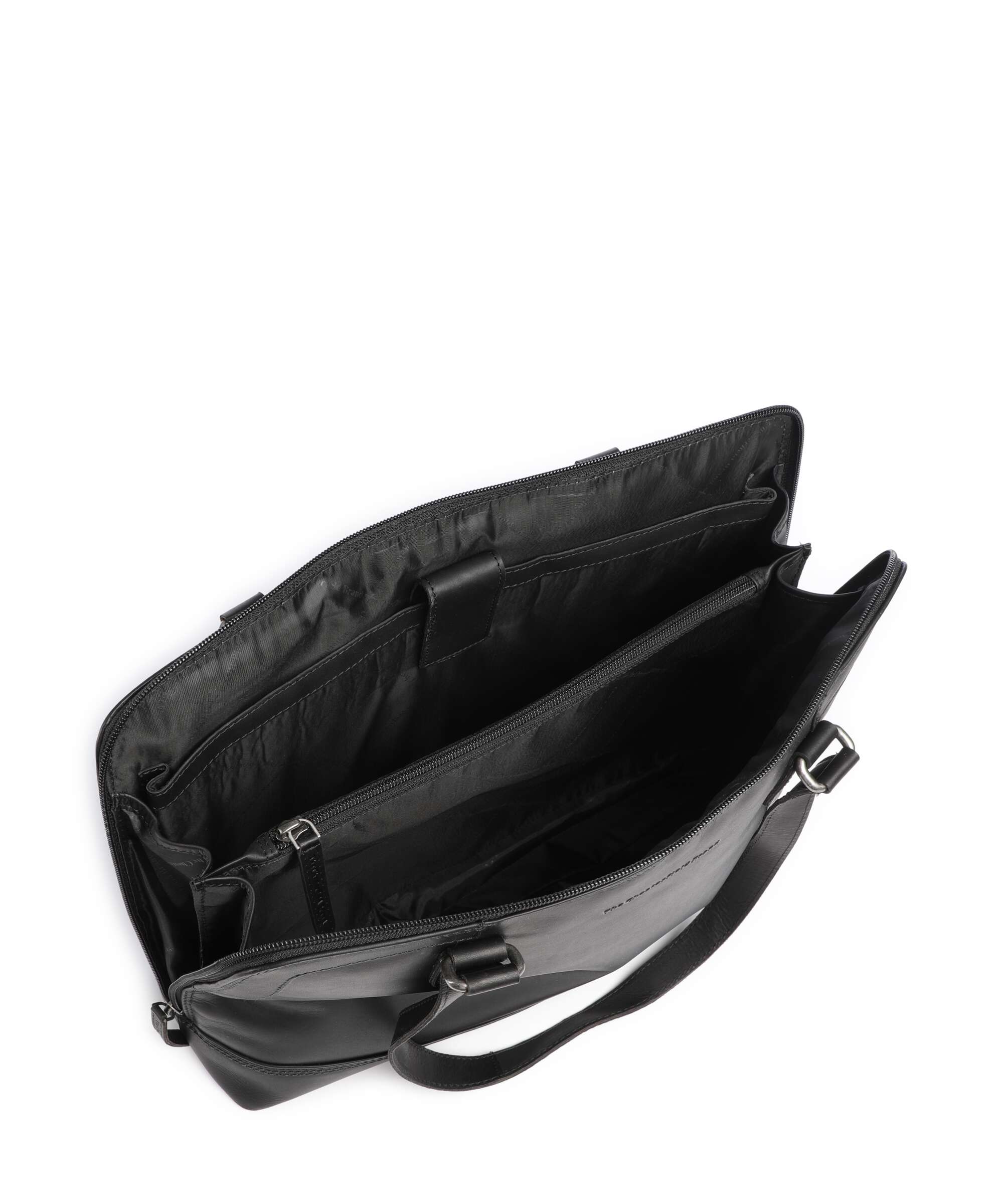The Chesterfield Brand Wax Pull Up Cow Elvar Sac porté épaule black - Image 5
