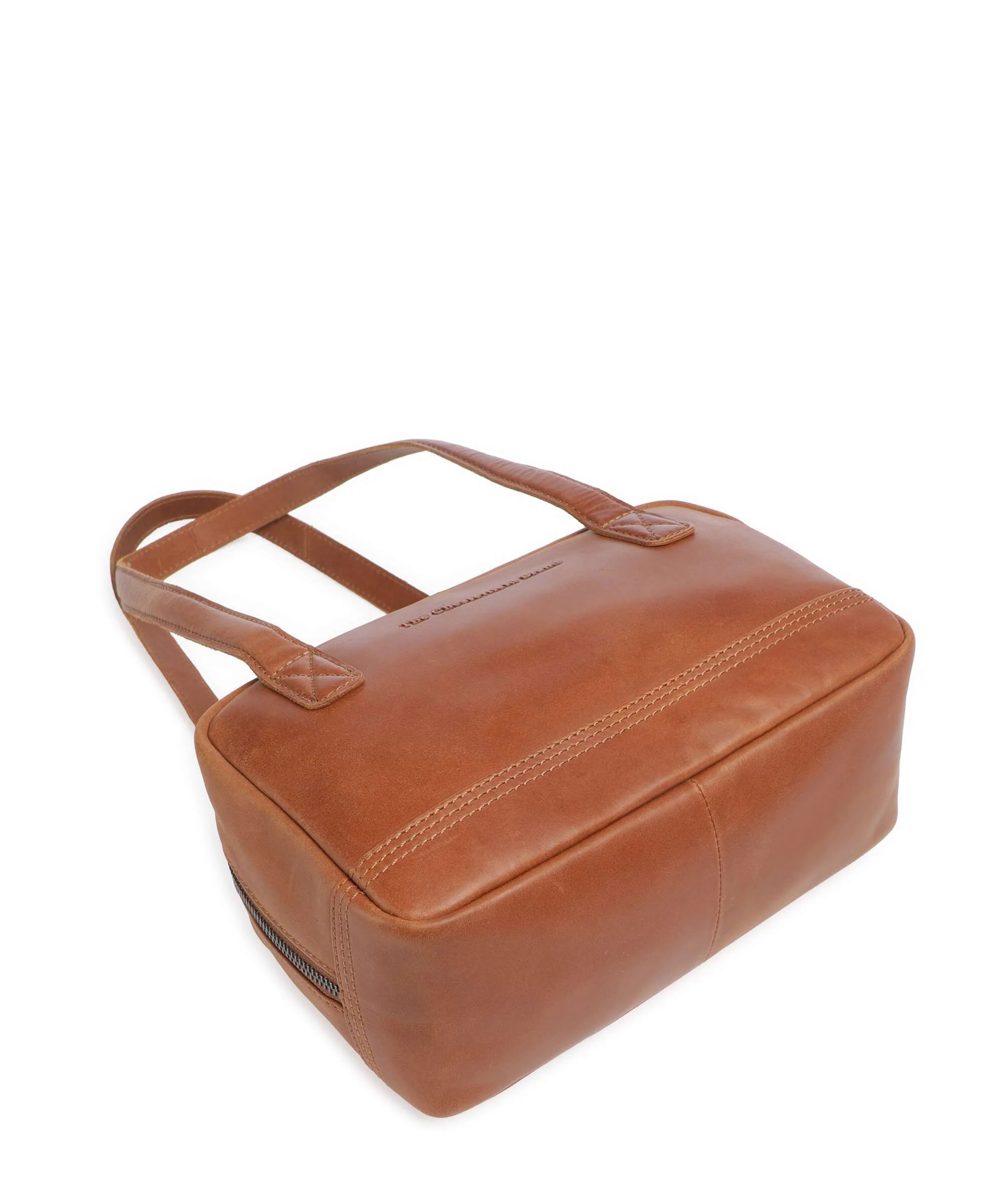 The Chesterfield Brand Wax Pull Up Cow Fenno Sac porté épaule cognac - Image 4