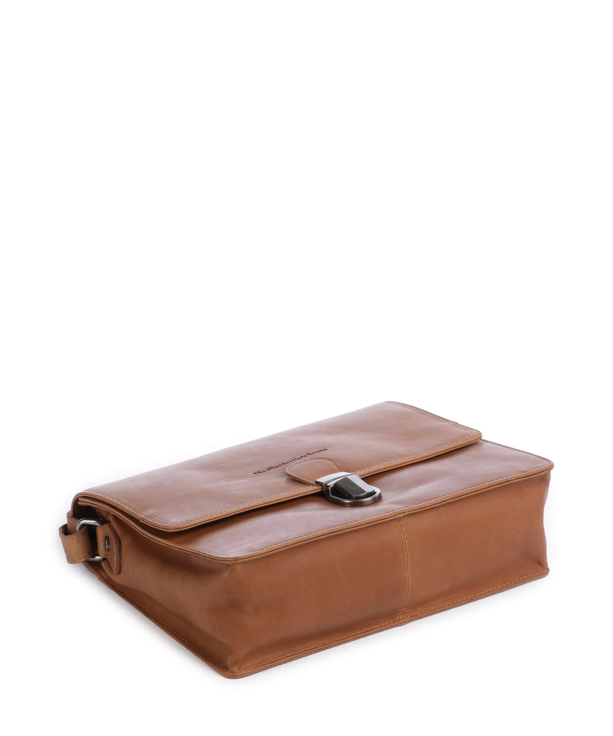 The Chesterfield Brand Wax Pull Up Cow Lunor Sac porté épaule cognac - Image 4