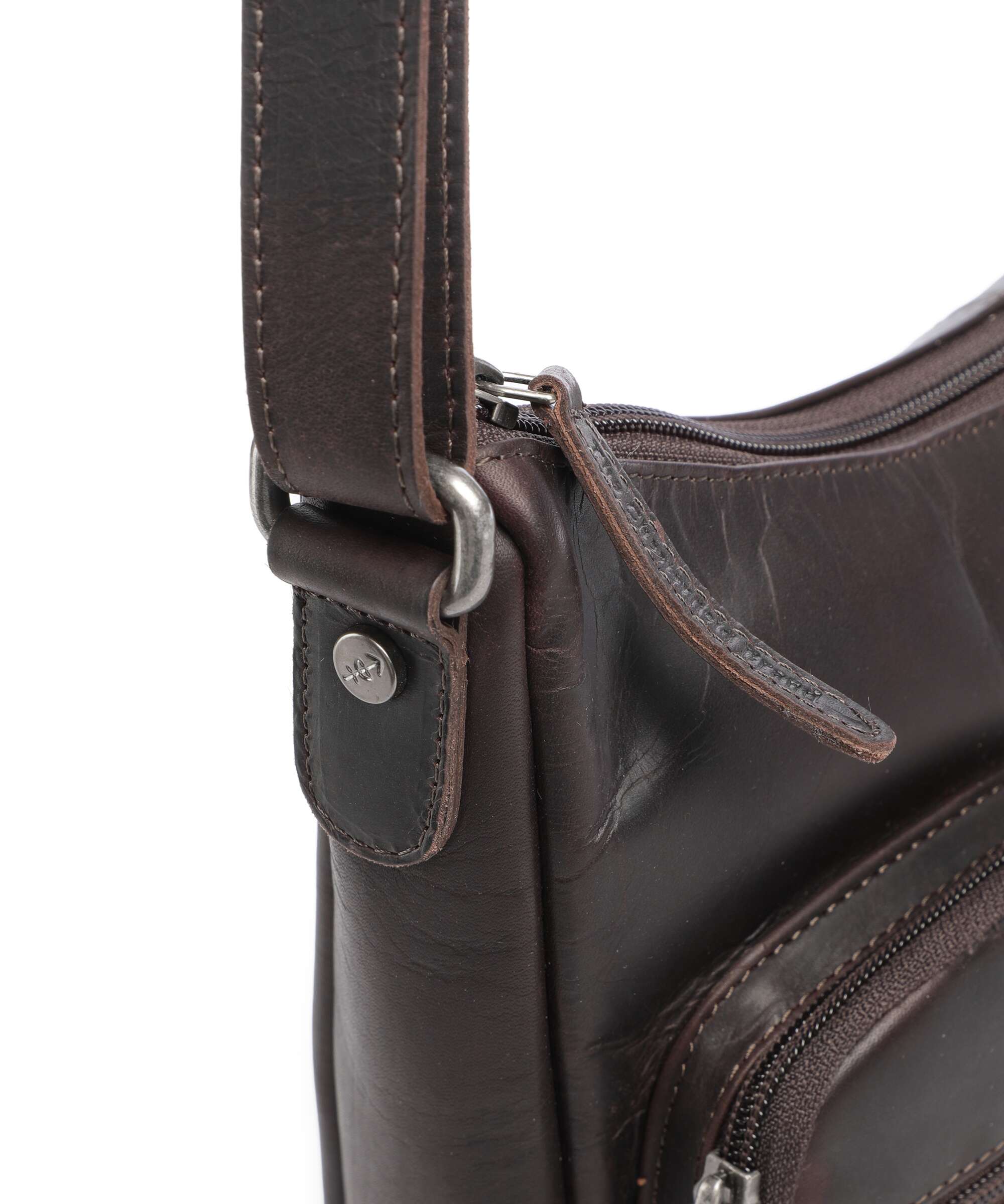The Chesterfield Brand Wax Pull Up Cow Valenora Sac porté épaule brown - Image 3