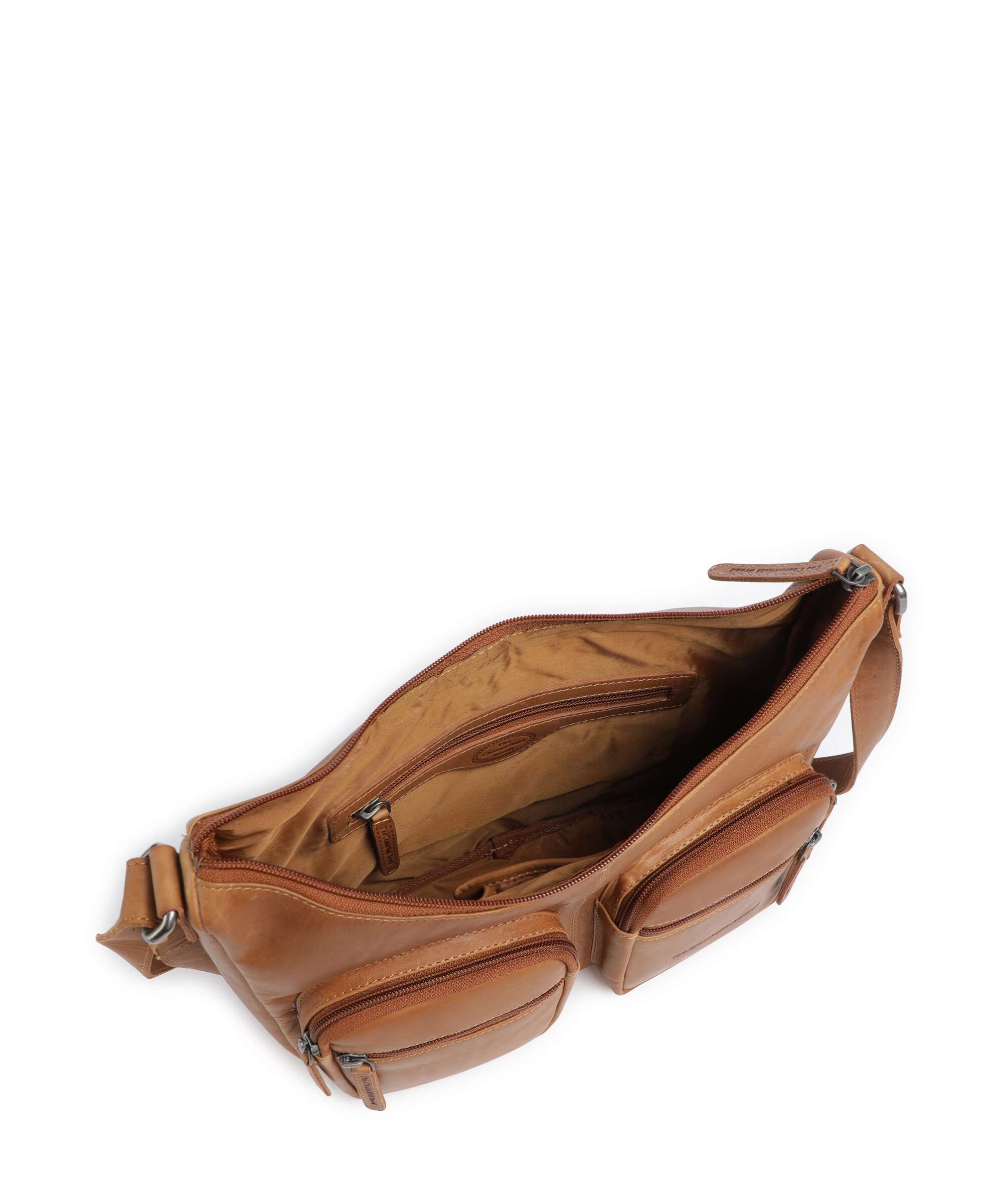 The Chesterfield Brand Wax Pull Up Cow Valenora Sac porté épaule cognac - Image 6