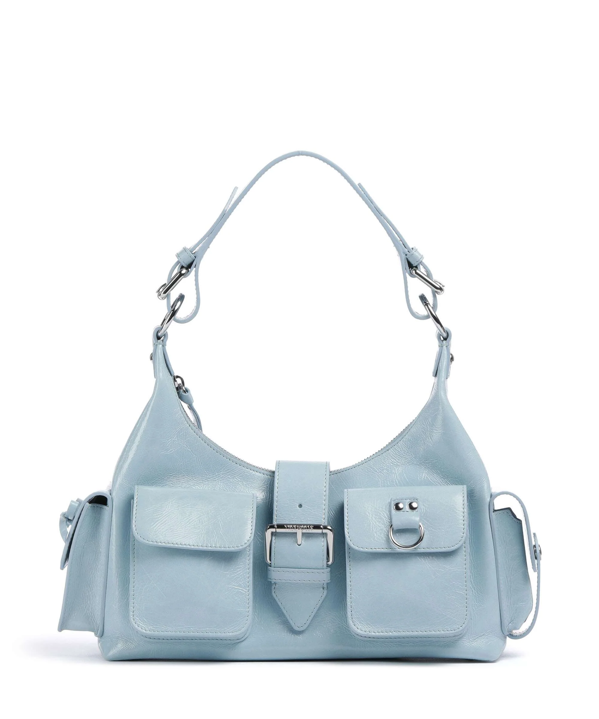 The Kooples Amelia Sac porté épaule light blue