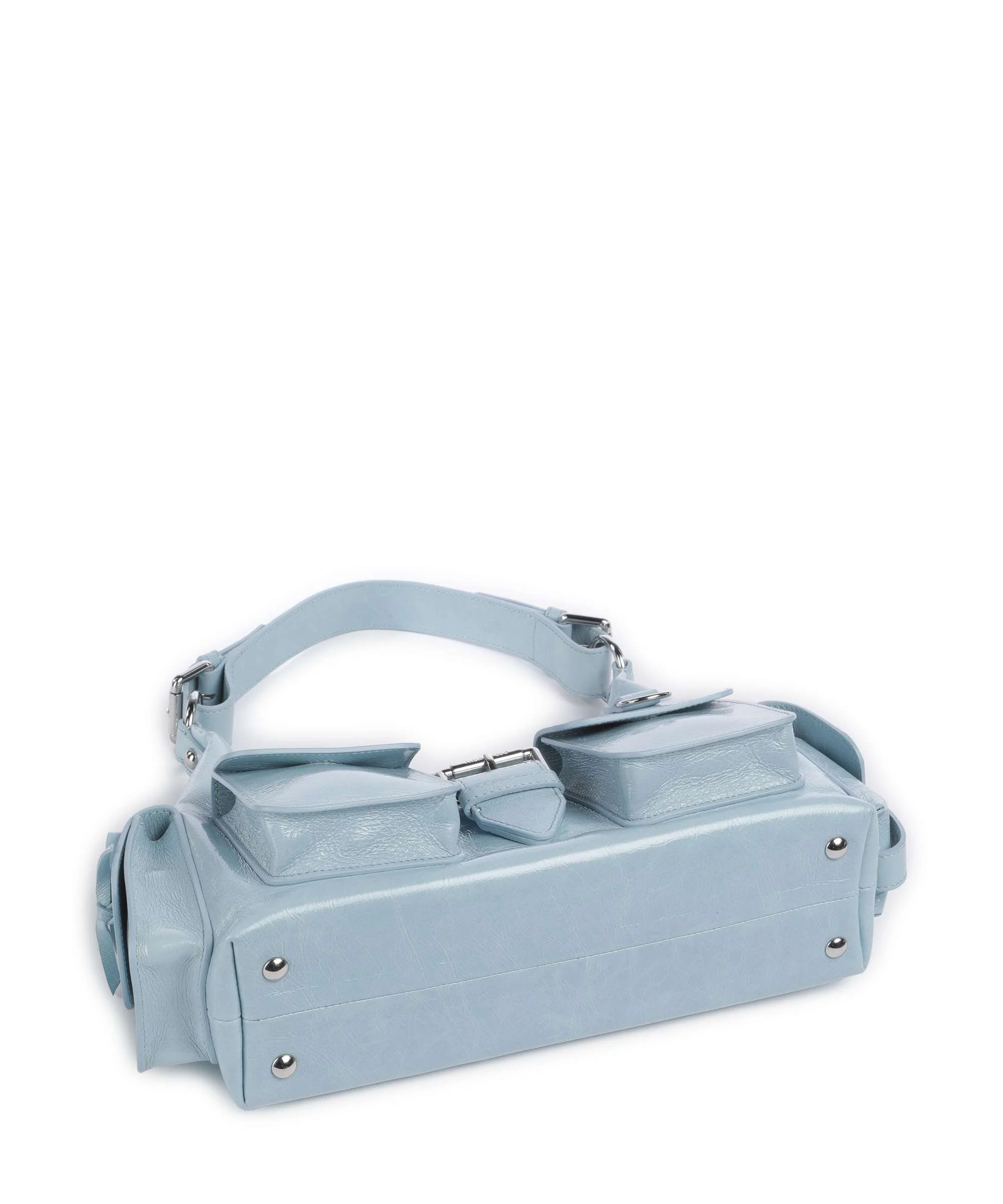 The Kooples Amelia Sac porté épaule light blue - Image 5
