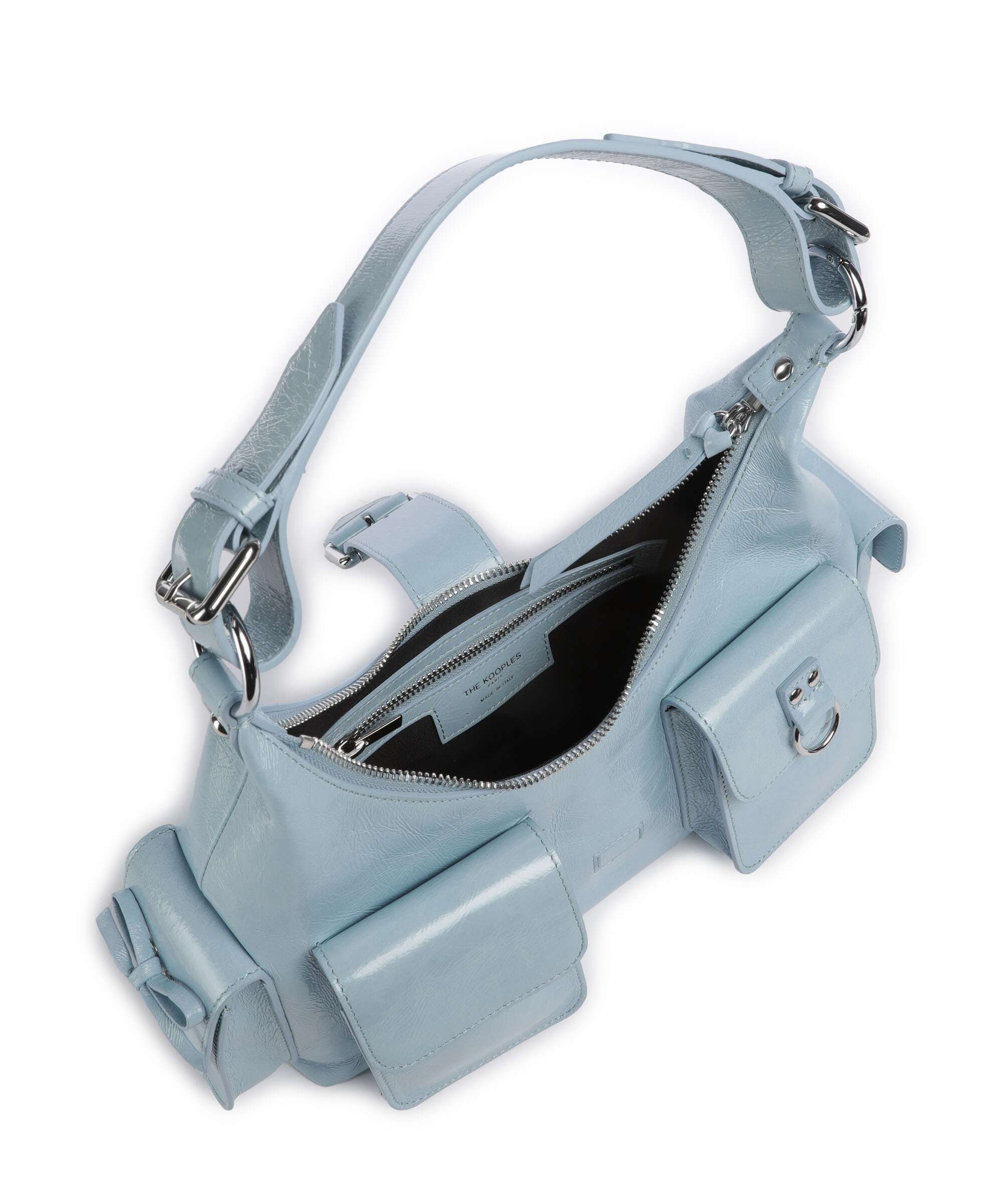 The Kooples Amelia Sac porté épaule light blue - Image 6