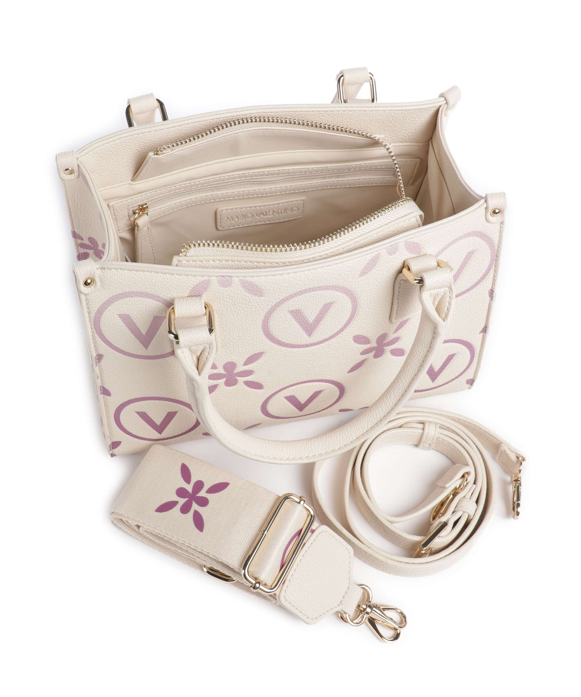Valentino Bags Samba Re Print Sac à main ecru/rosa - Image 5