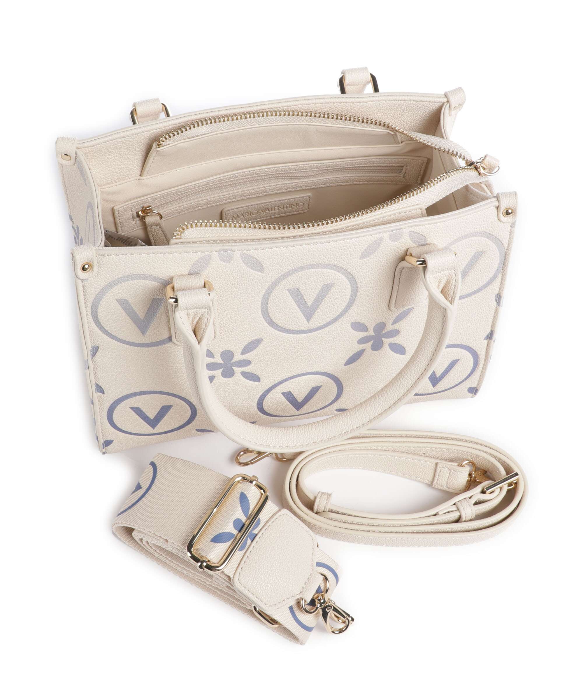 Valentino Bags Samba Re Print Sac à main ecru/bluette - Image 5