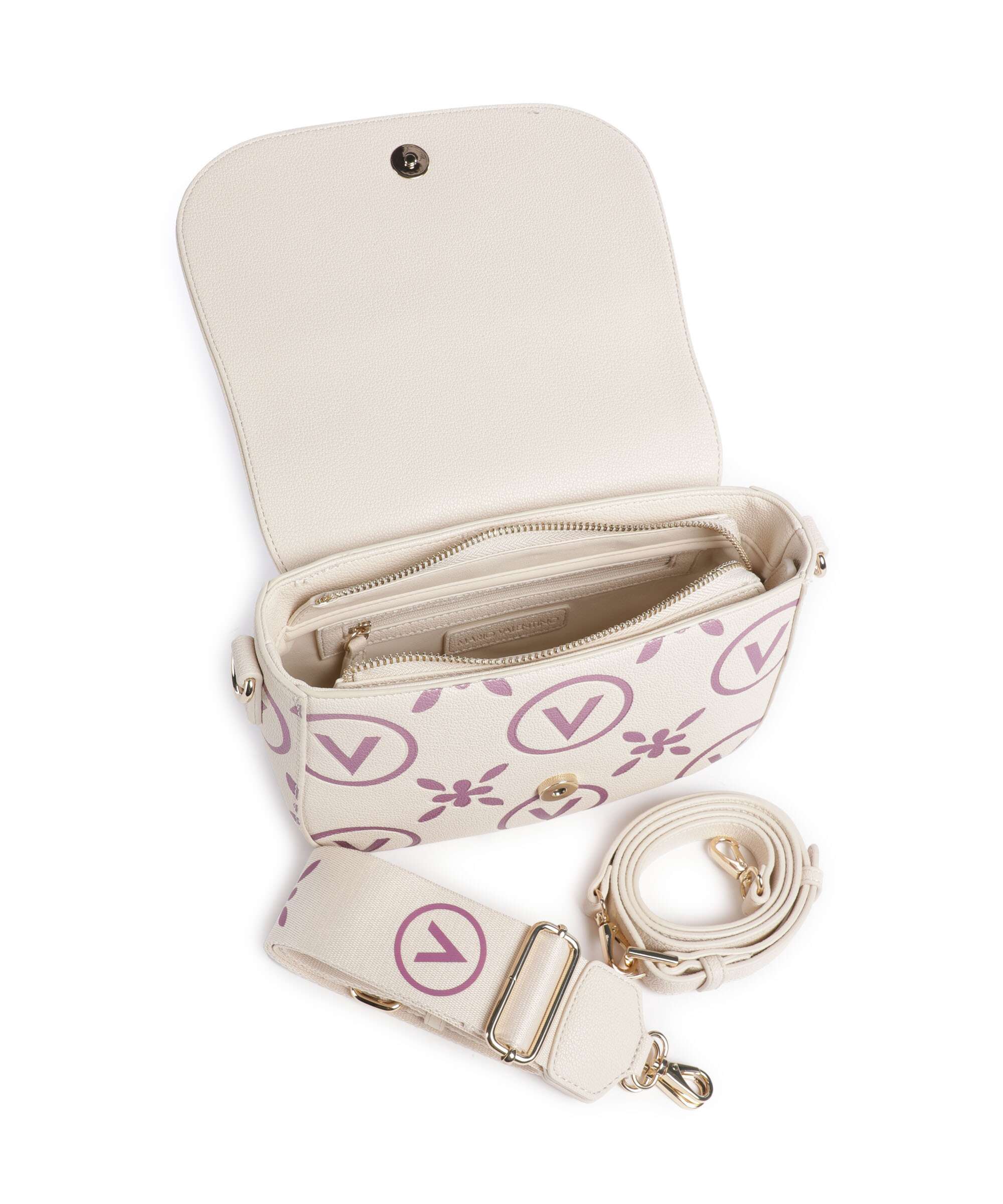 Valentino Bags Samba Re Print Sac bandoulière ecru/rosa - Image 5