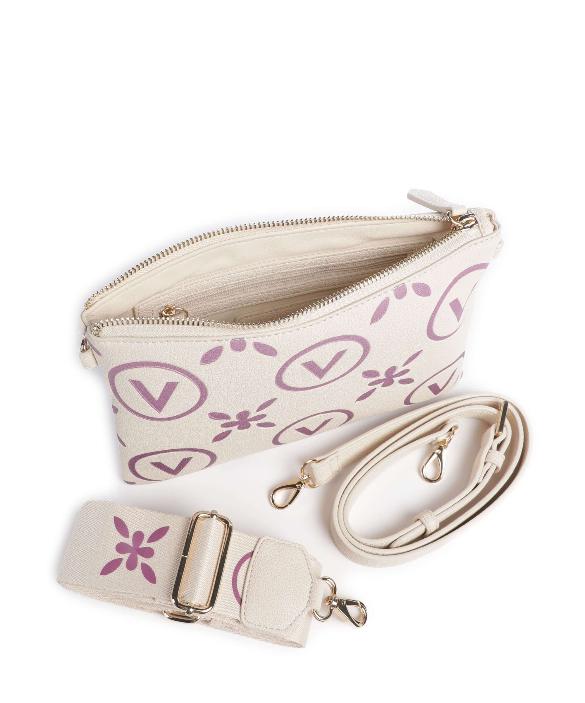 Valentino Bags Samba Re Print Sac bandoulière ecru/rosa - Image 5