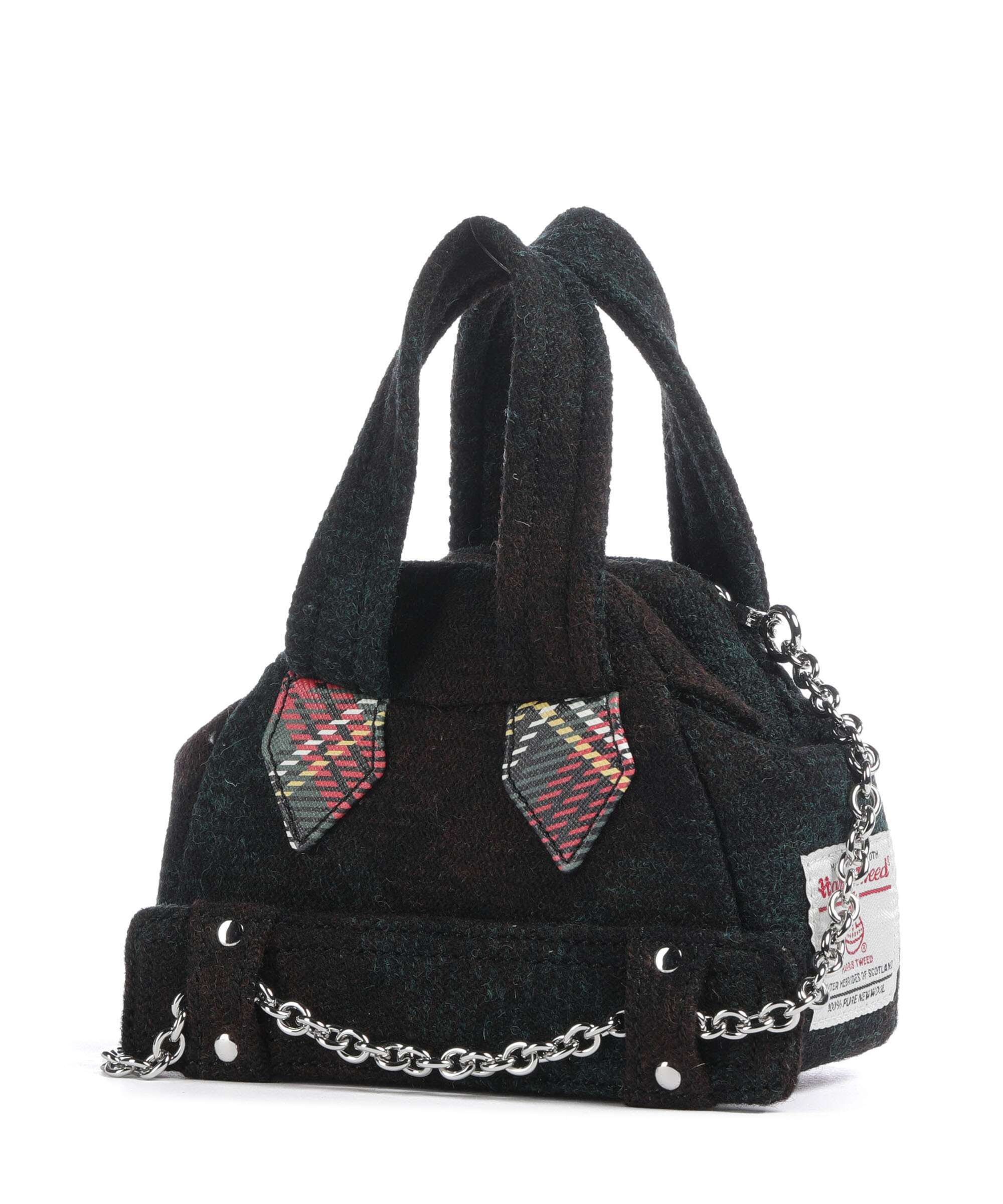 Vivienne Westwood Archive Harris Tweed Check Mini Sac bandoulière dark check - Image 2