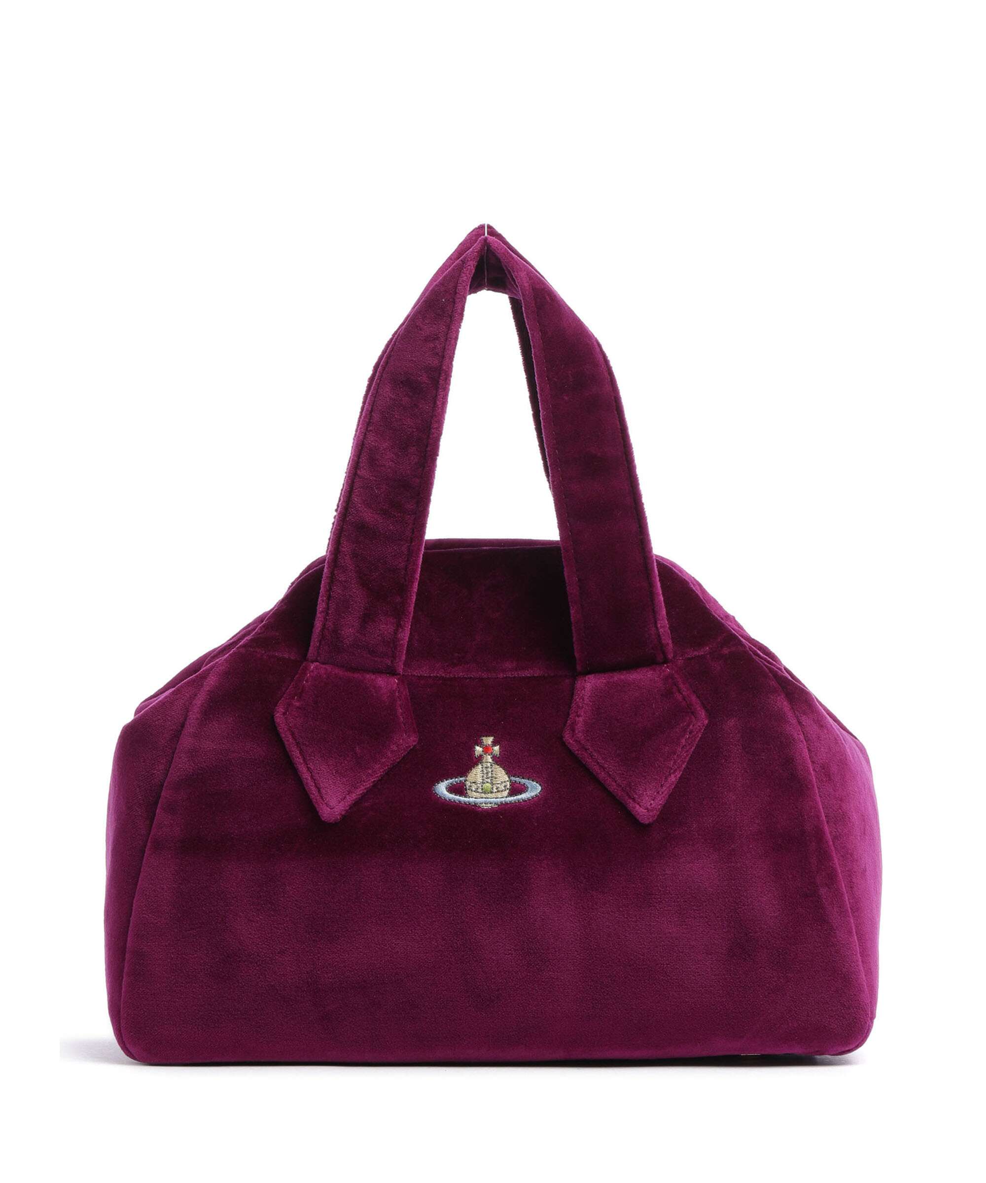 Vivienne Westwood Archive Velvet Medium Sac à main purple