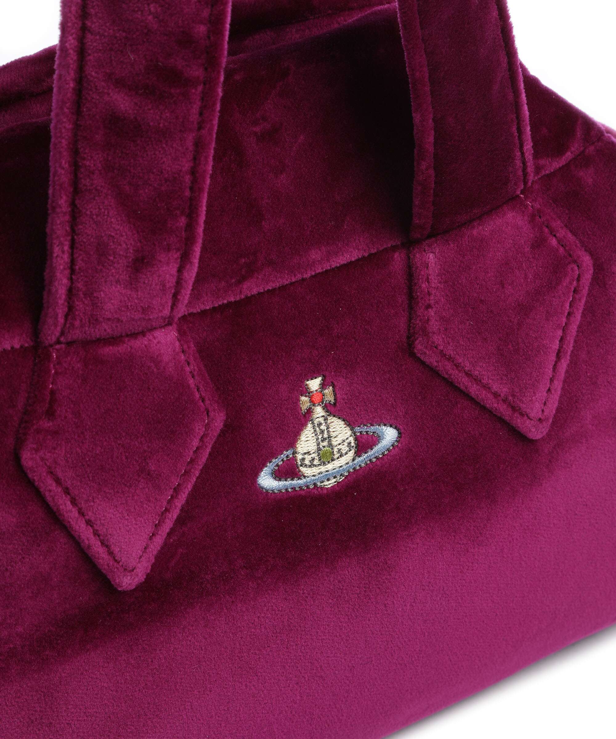 Vivienne Westwood Archive Velvet Medium Sac à main purple - Image 4