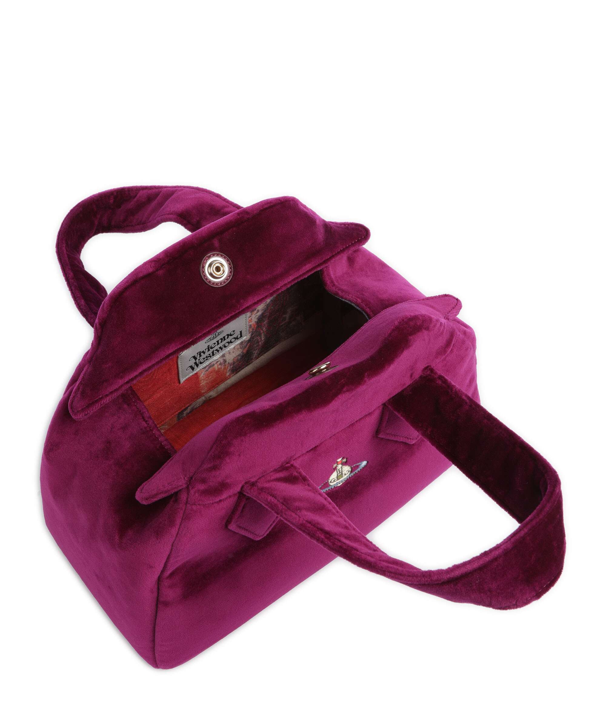 Vivienne Westwood Archive Velvet Medium Sac à main purple - Image 6