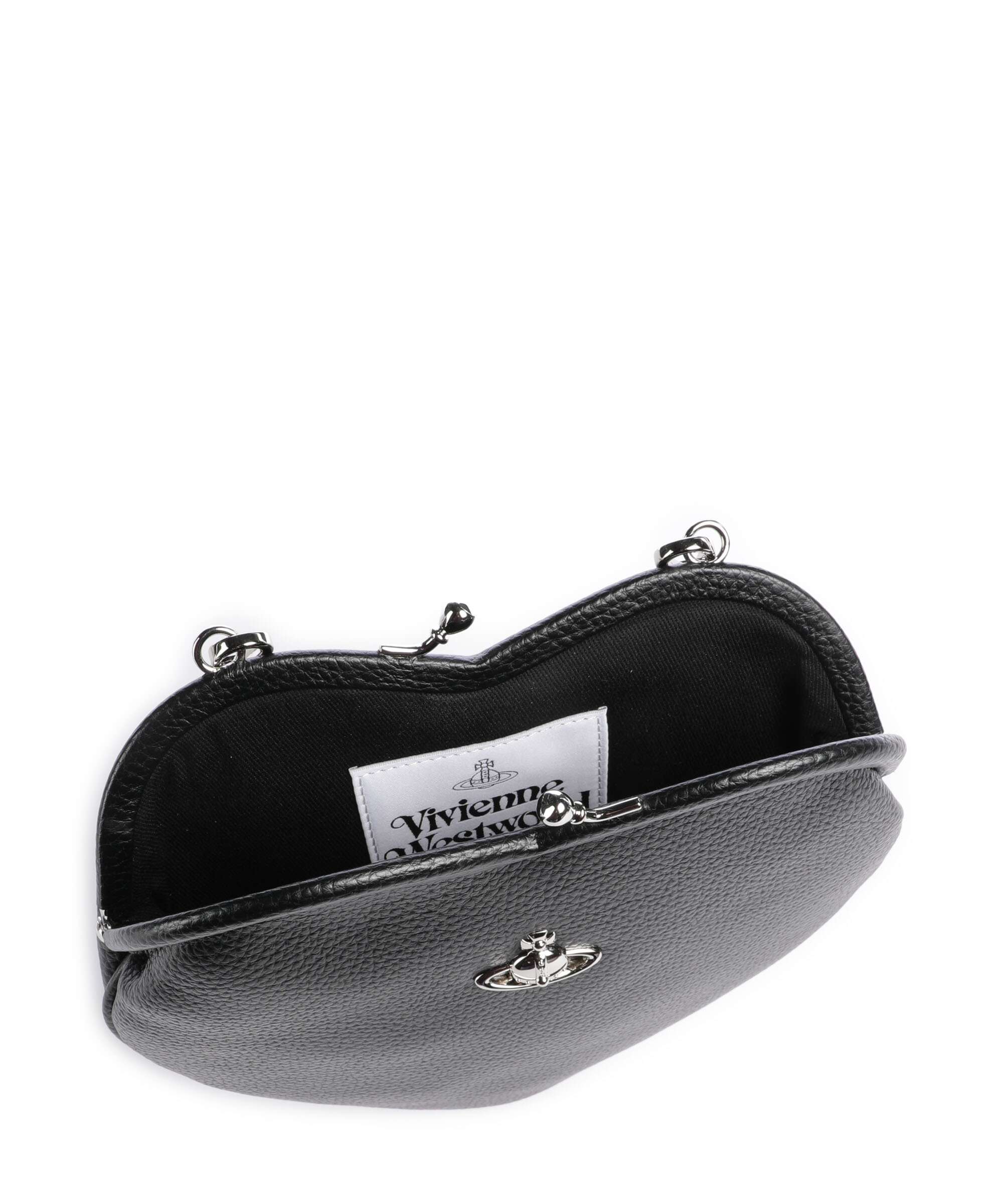 Vivienne Westwood Belle Heart Frame Grain Sac à main black - Image 6