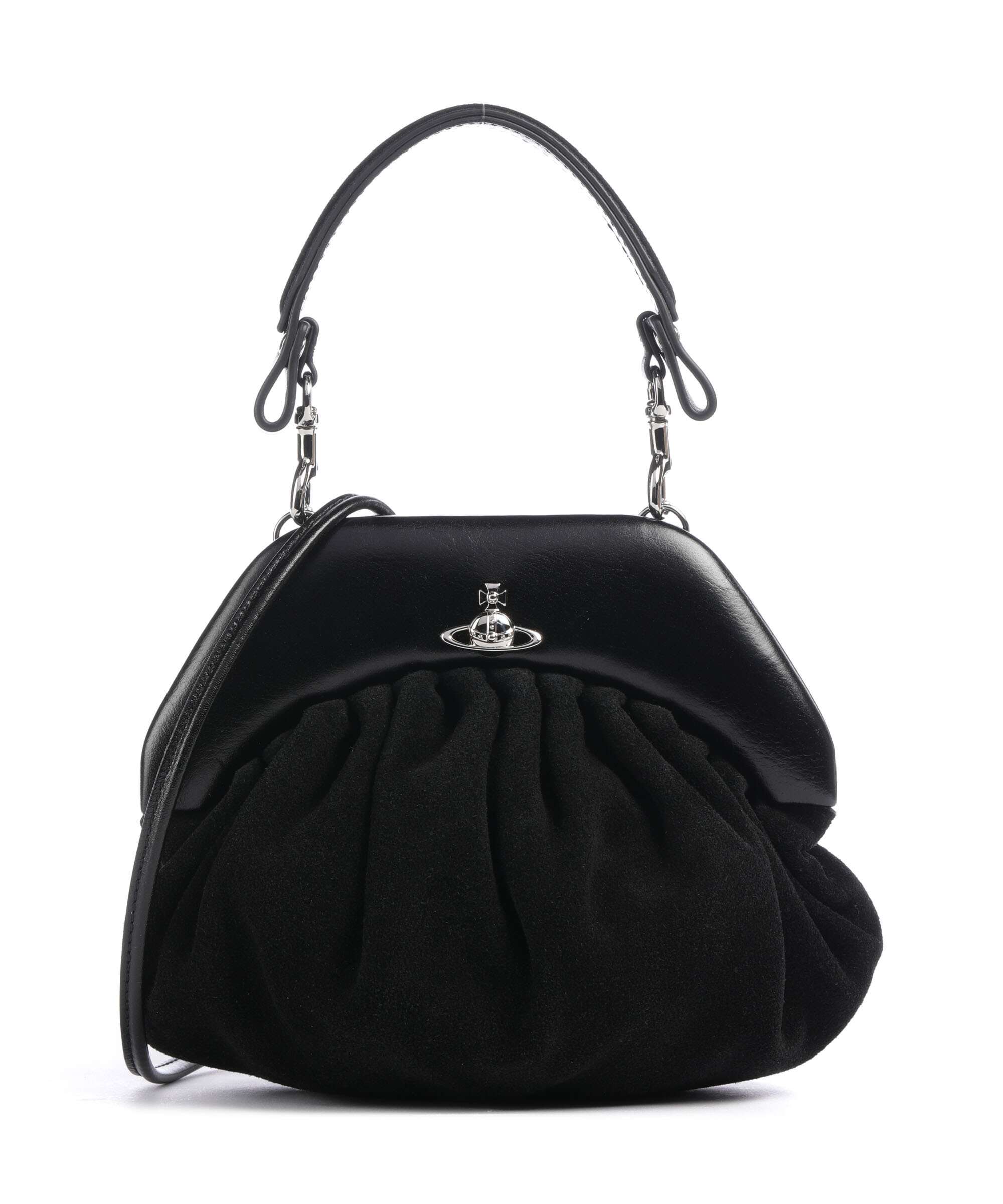 Vivienne Westwood Brooke Suede Sac à main black