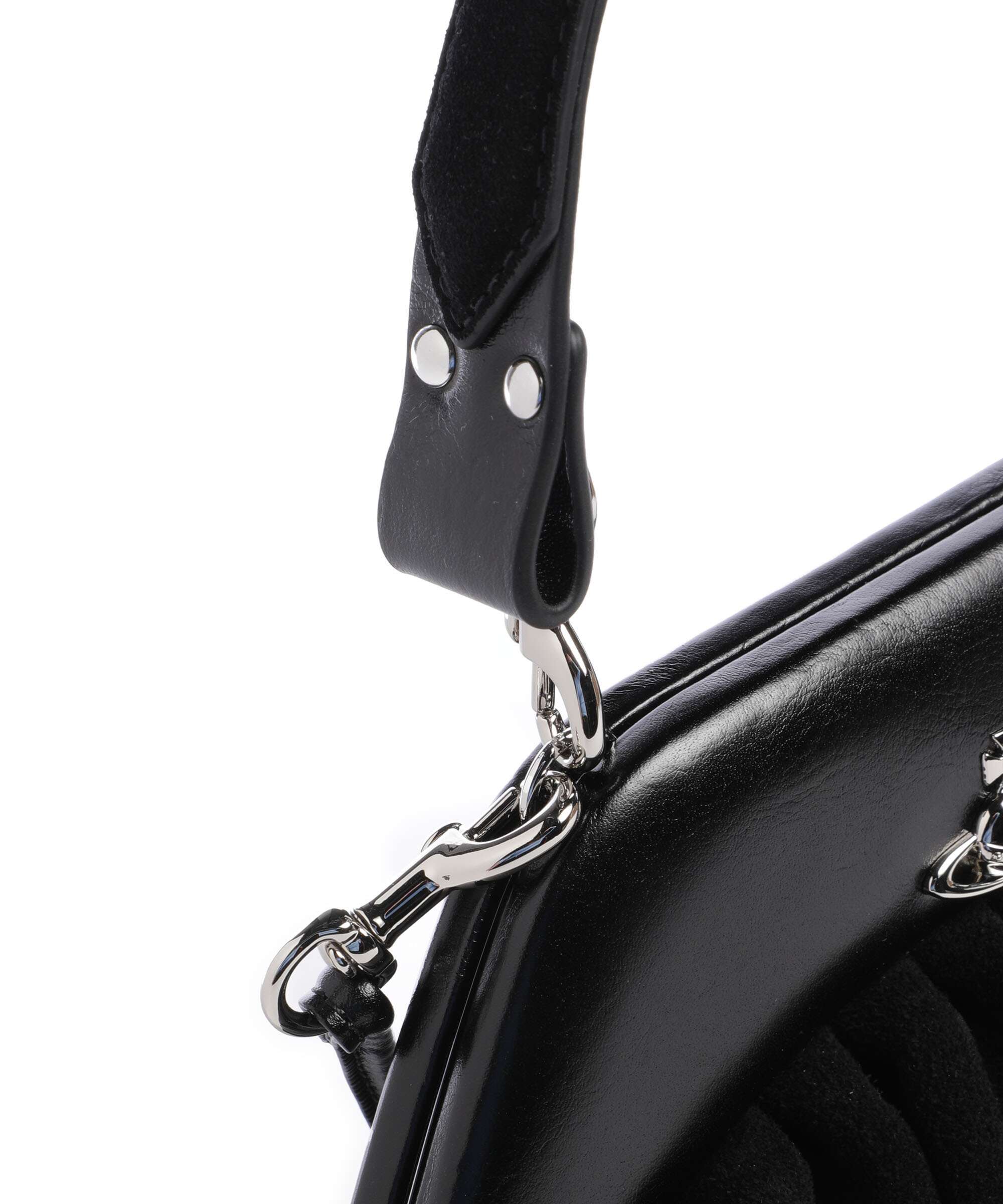 Vivienne Westwood Brooke Suede Sac à main black - Image 4