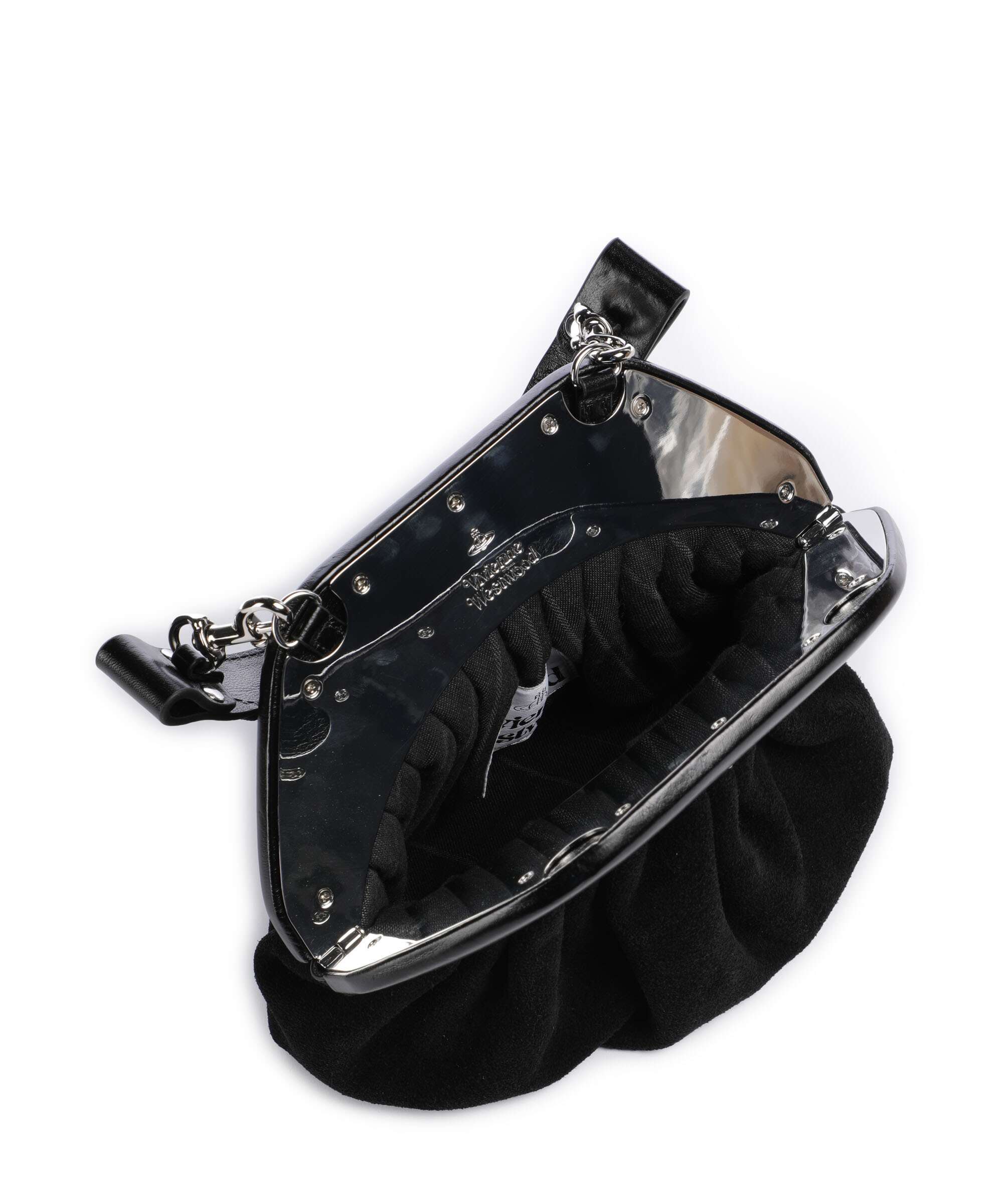 Vivienne Westwood Brooke Suede Sac à main black - Image 6