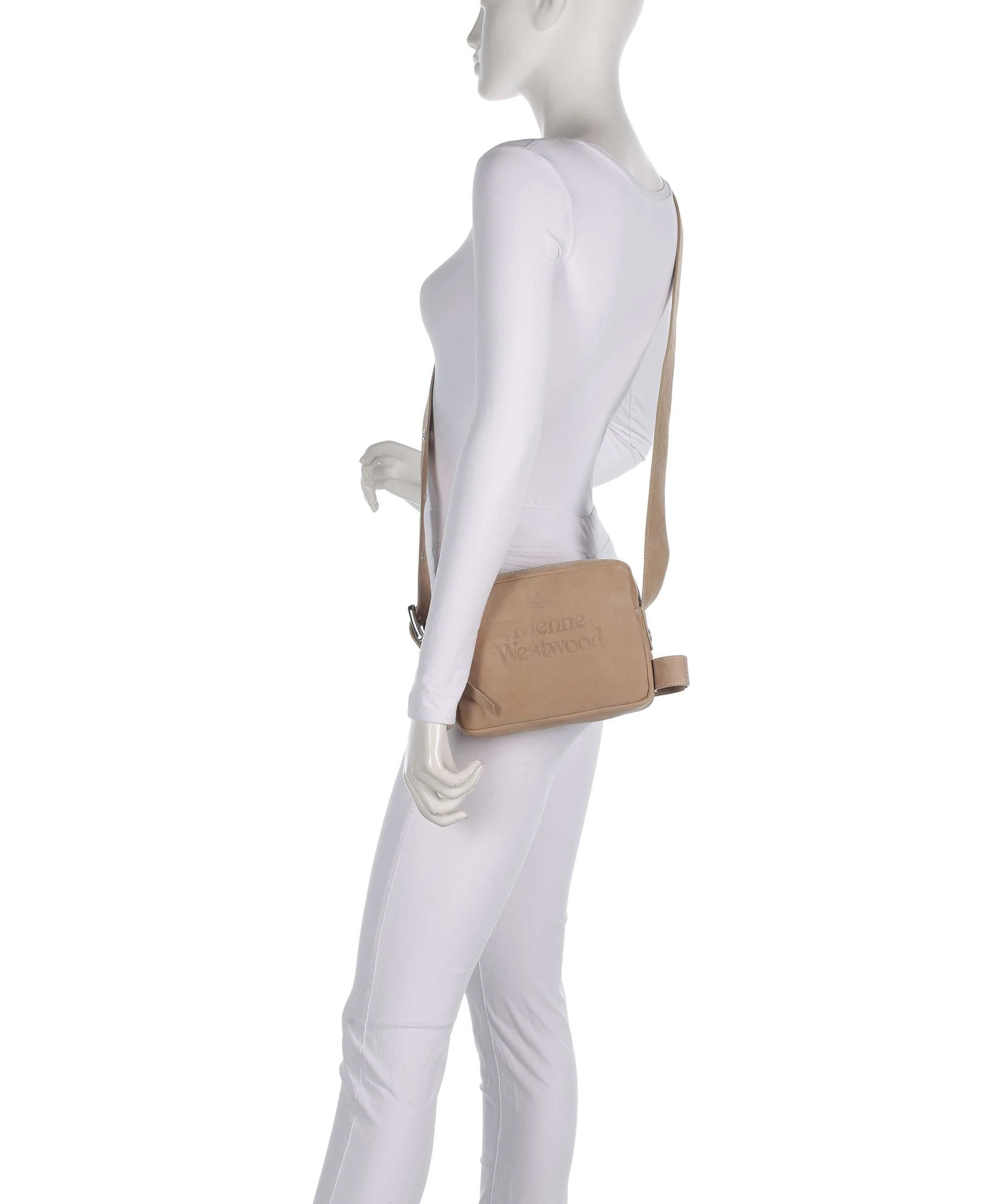 Vivienne Westwood Carrie Sac bandoulière beige - Image 3