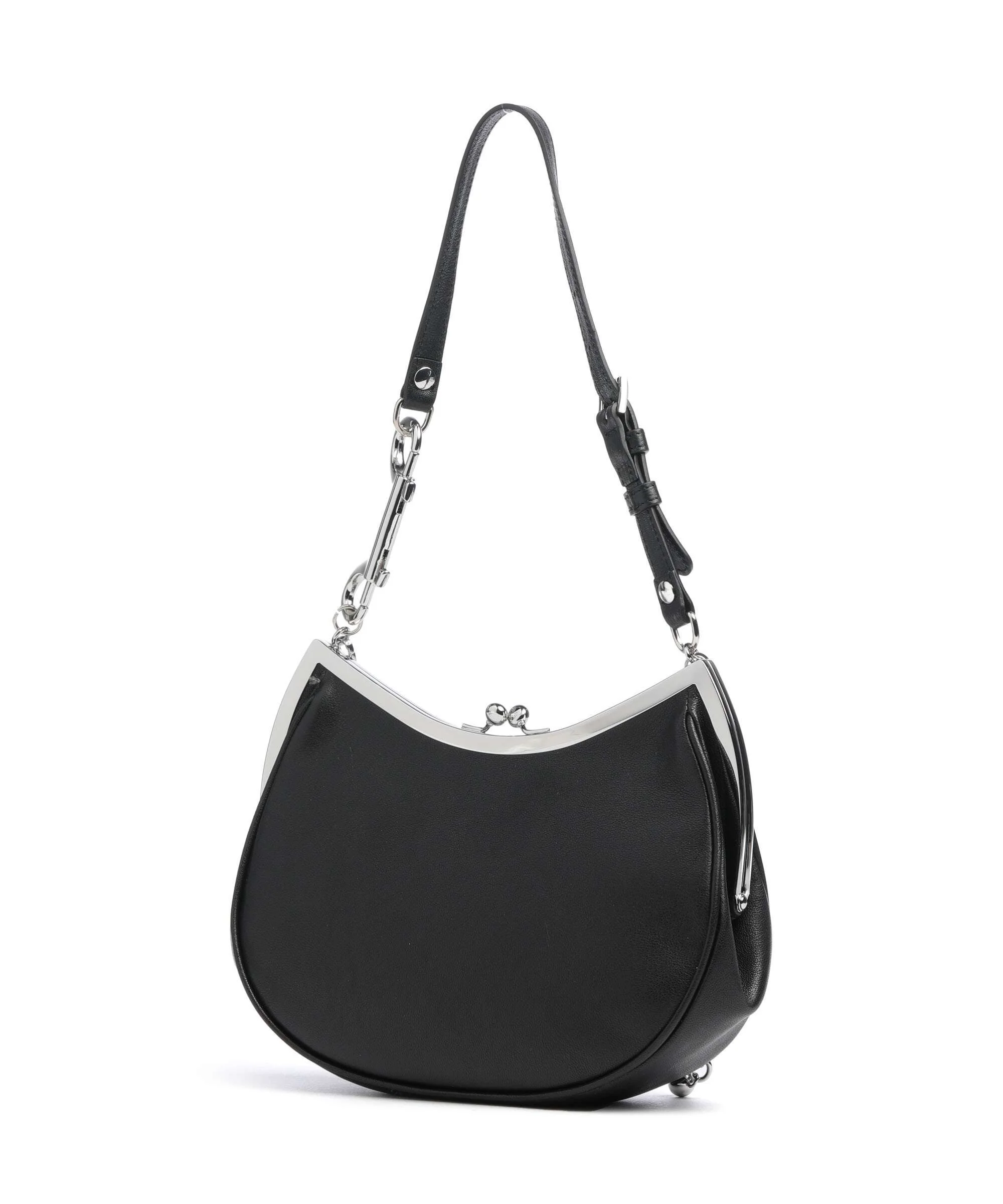 Vivienne Westwood Charm Frame Supple Sac porté épaule black - Image 2