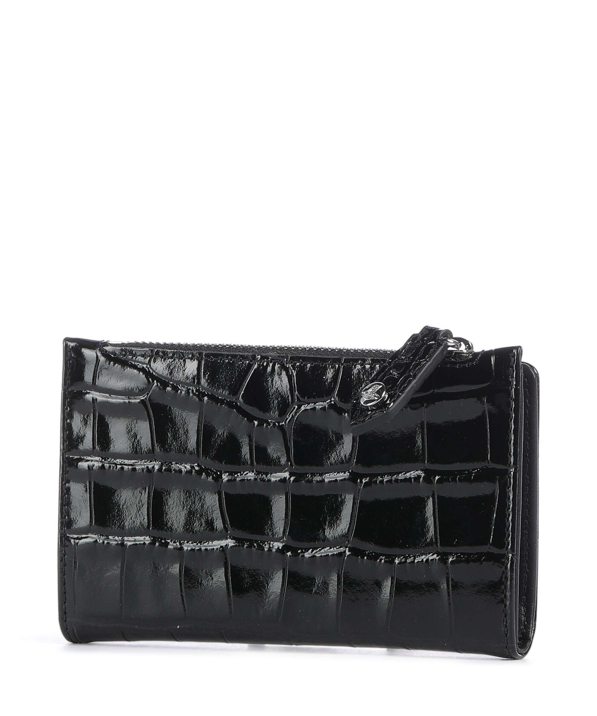 Vivienne Westwood Embossed Croc Slim Étui à cartes crédit black - Image 3