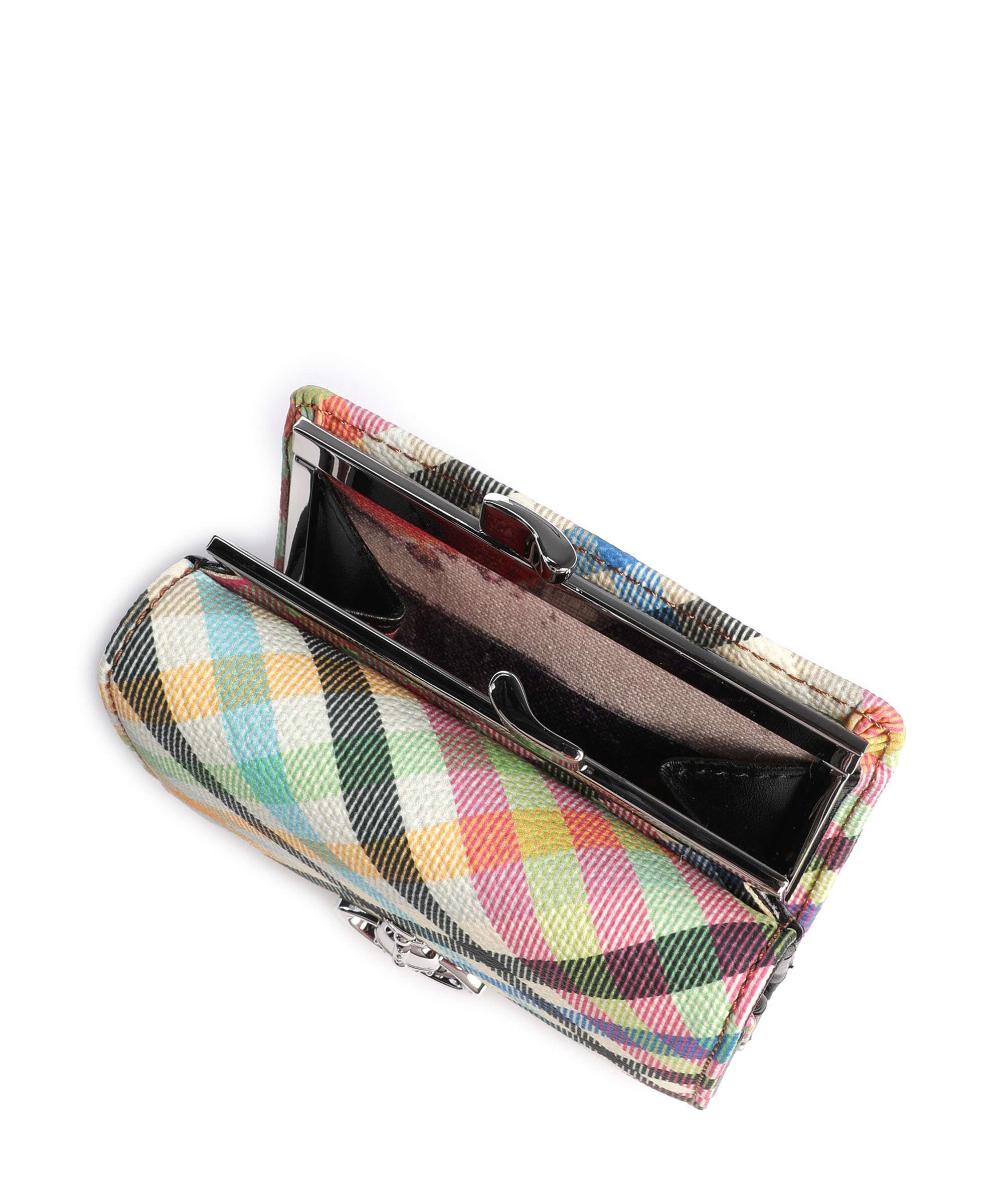 Vivienne Westwood Frame Buccia D'Arancia Small Portefeuille heather plaid - Image 3