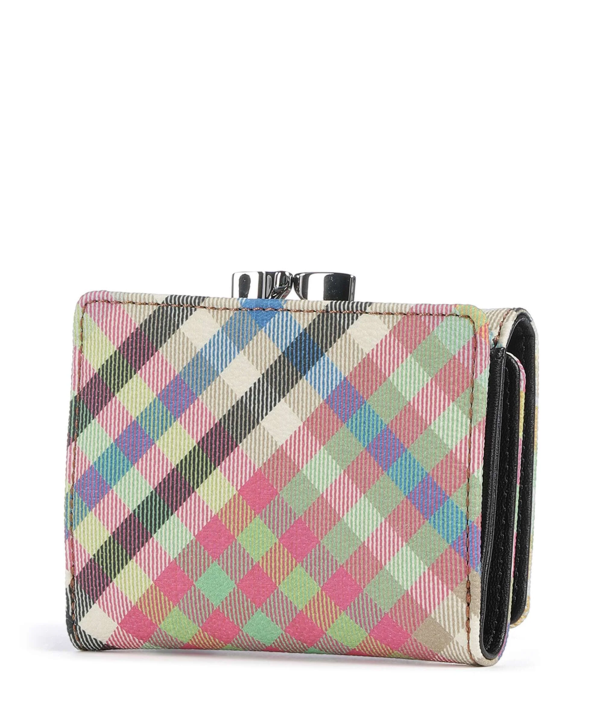 Vivienne Westwood Frame Buccia D'Arancia Small Portefeuille heather plaid - Image 4