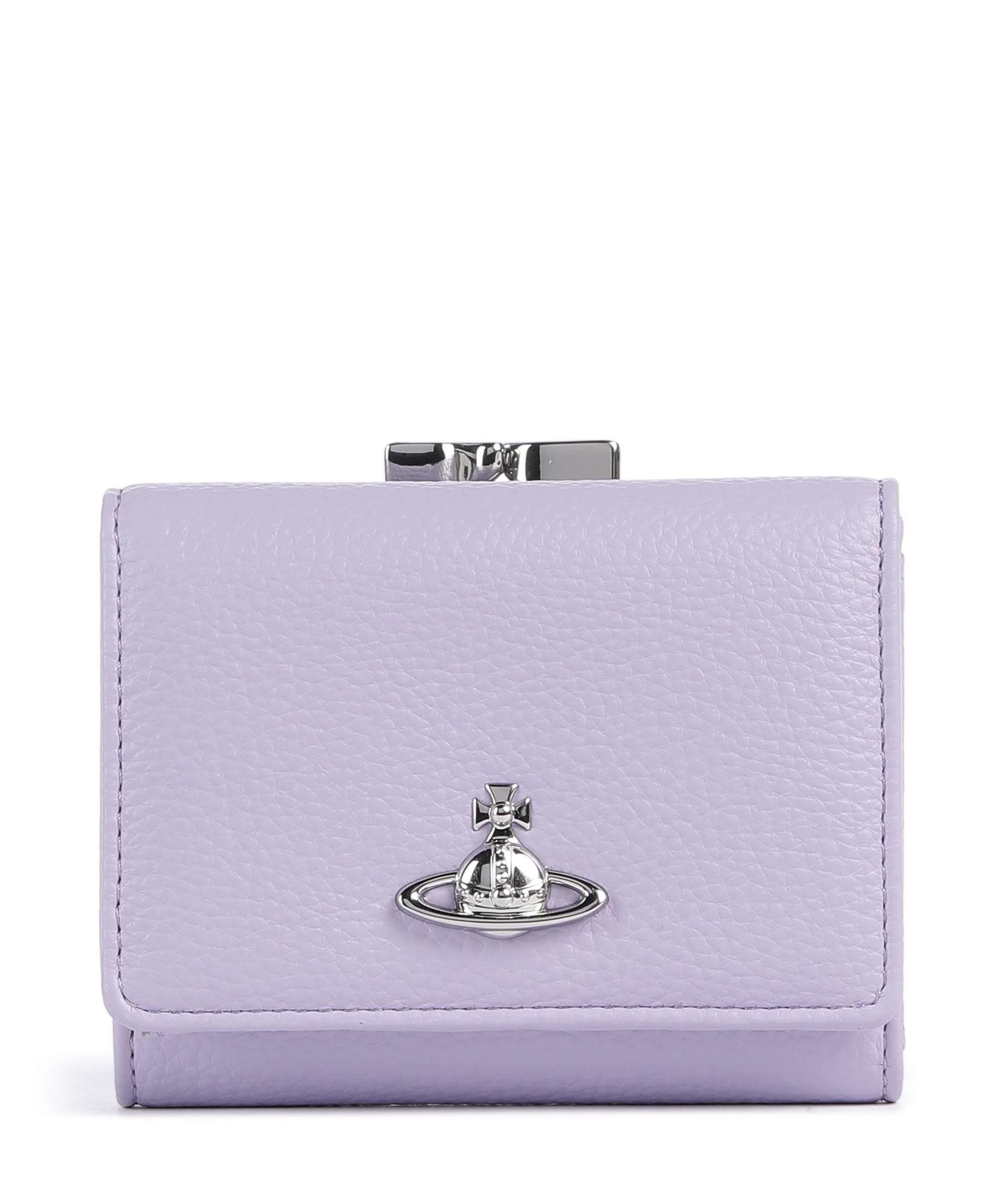 Vivienne Westwood Frame Grain Small Portefeuille lilac