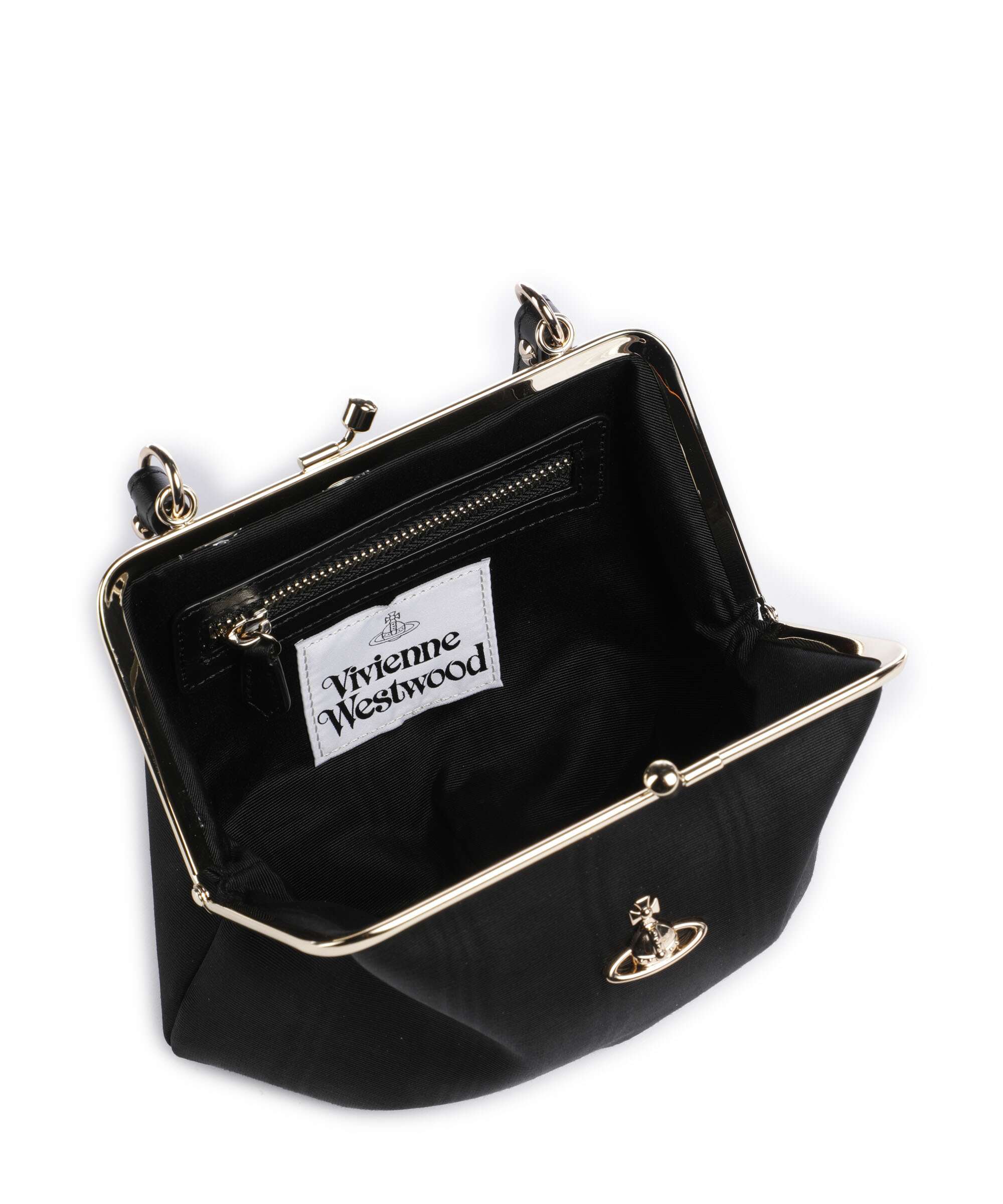 Vivienne Westwood Granny Frame Moire Sac à main black - Image 5