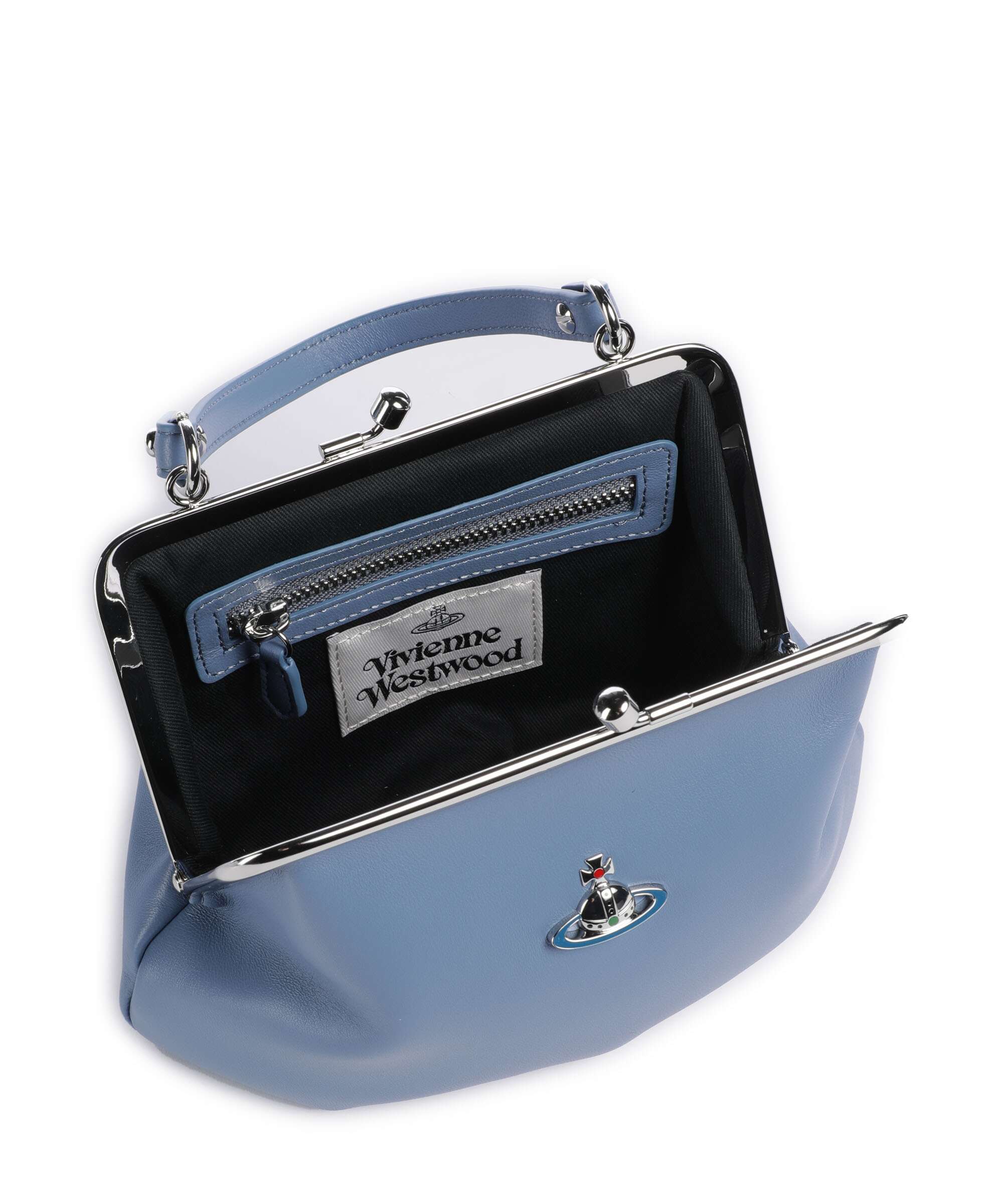 Vivienne Westwood Granny Frame Nappa Sac bandoulière blue - Image 6