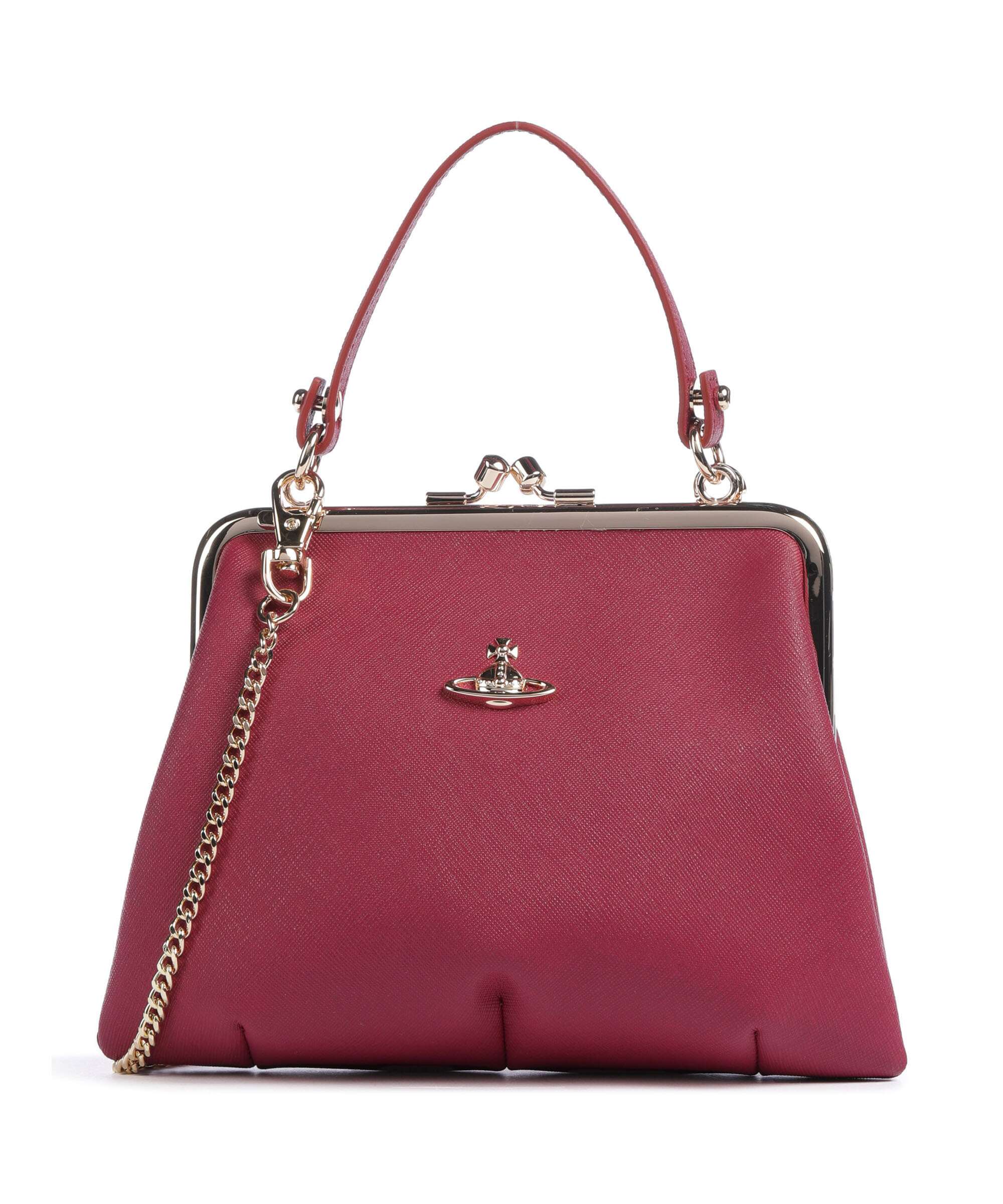 Vivienne Westwood Granny Frame Saffiano Sac bandoulière red