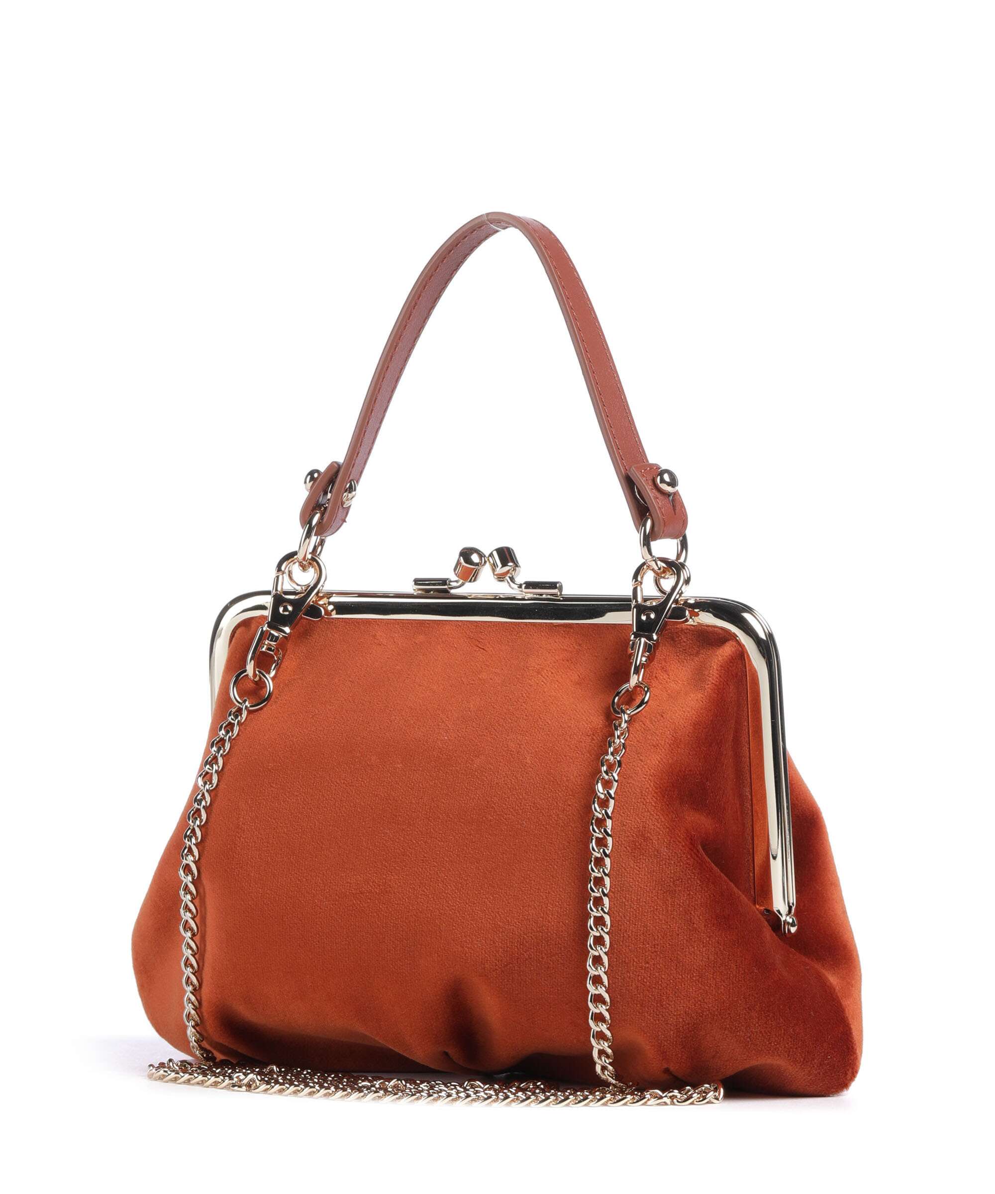 Vivienne Westwood Granny Frame Velvet Sac bandoulière burnt orange - Image 2