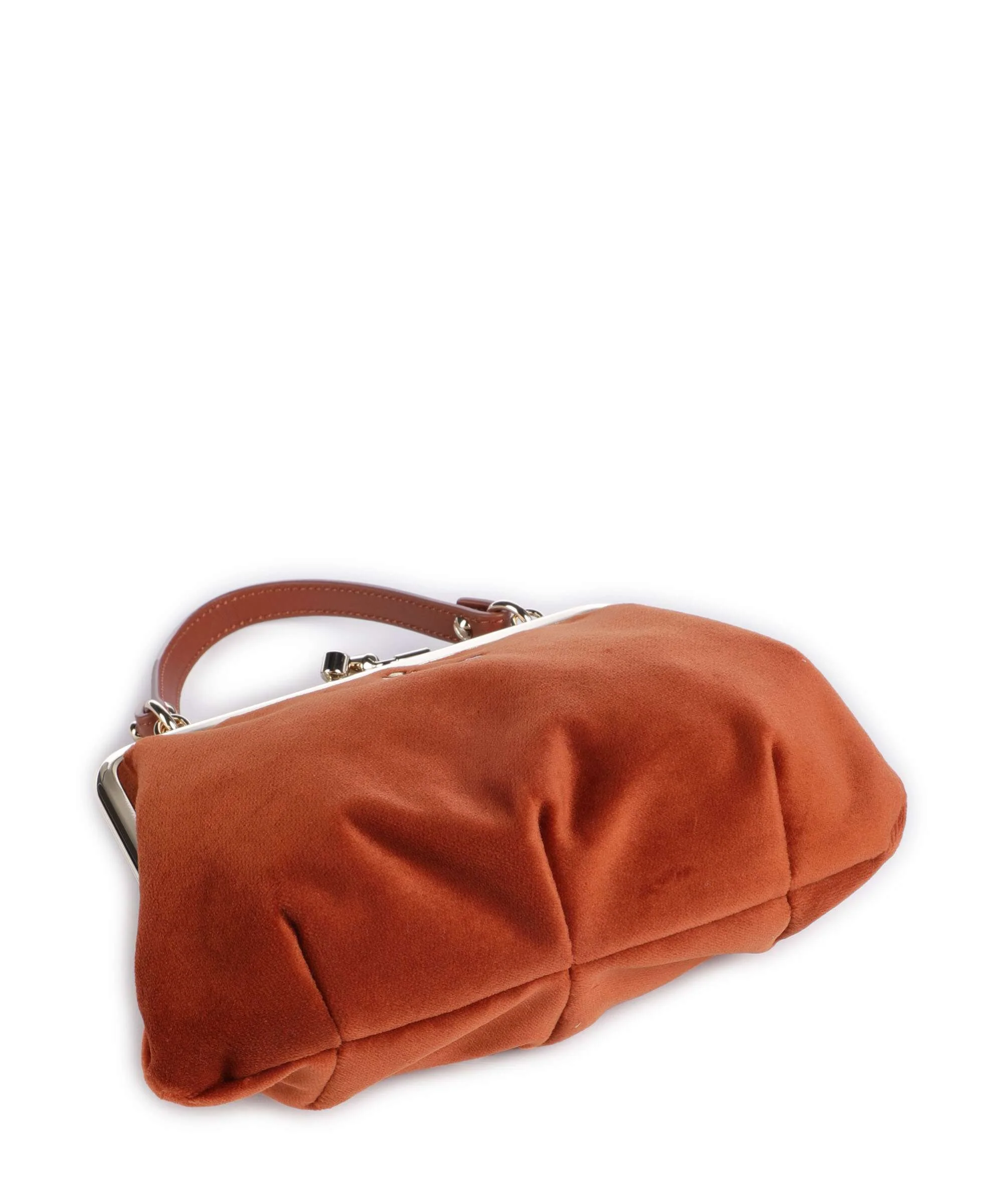 Vivienne Westwood Granny Frame Velvet Sac bandoulière burnt orange - Image 5