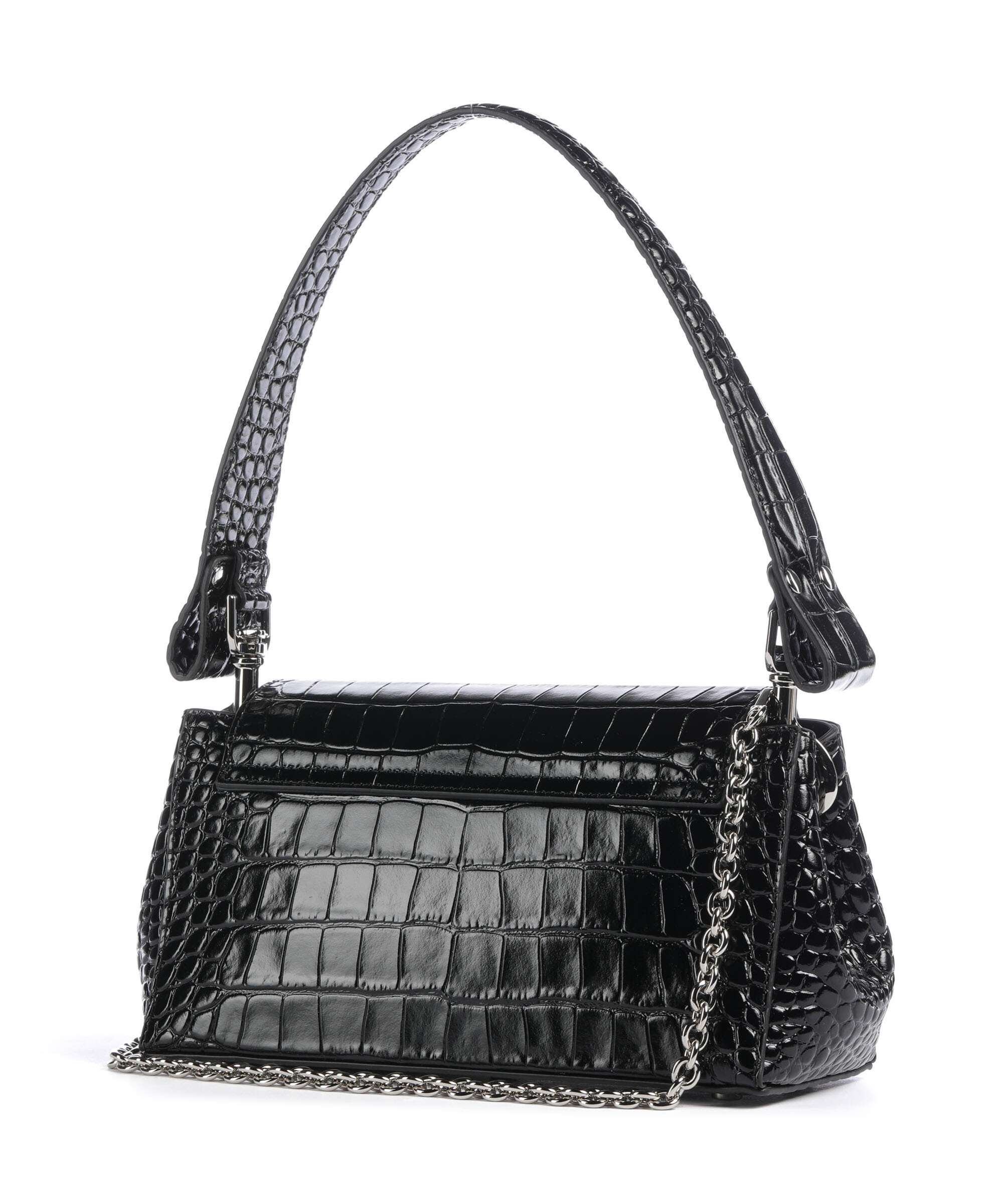 Vivienne Westwood Hazel Embossed Croc Medium Sac porté épaule black - Image 2