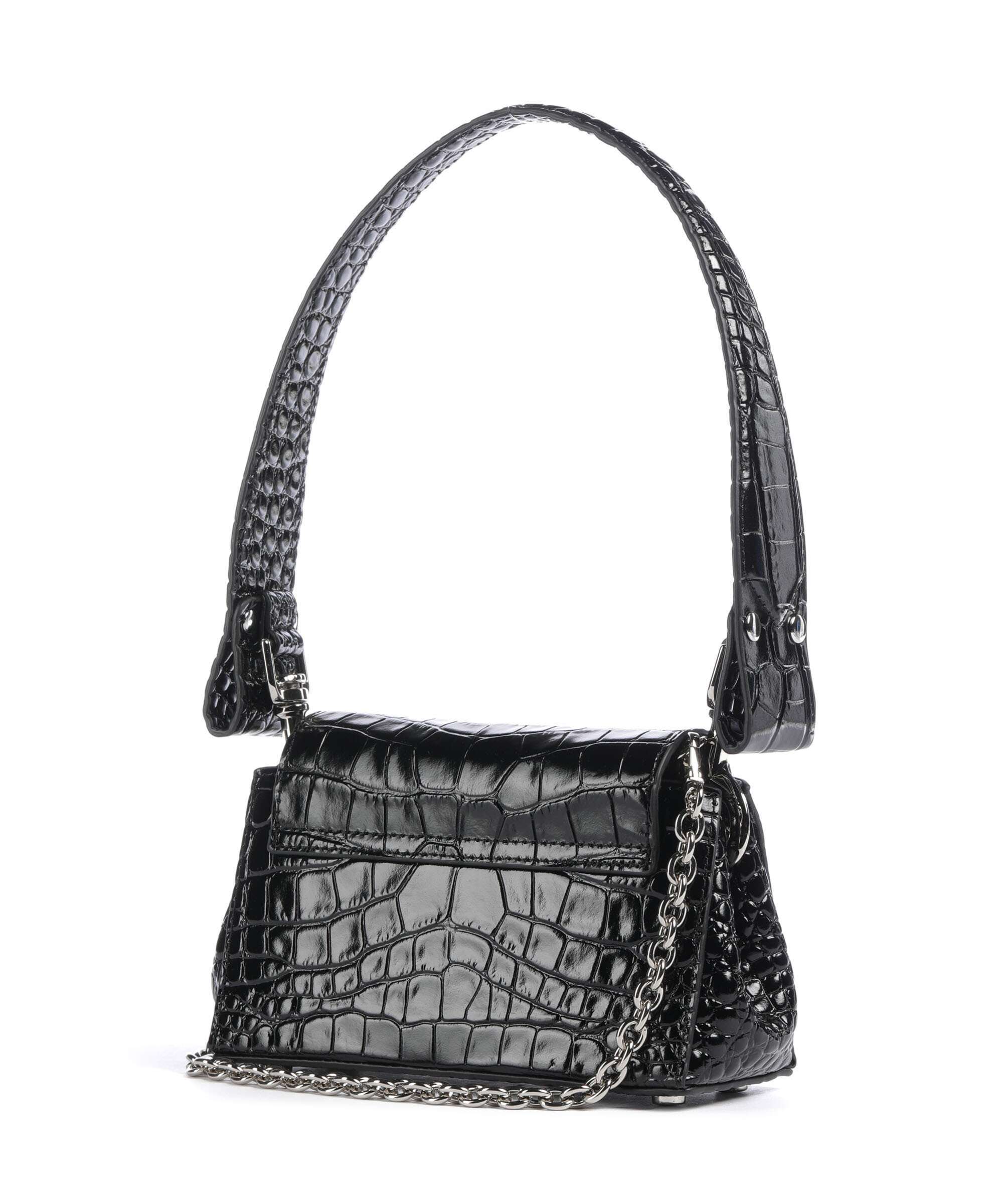 Vivienne Westwood Hazel Embossed Croc Small Sac porté épaule black - Image 2