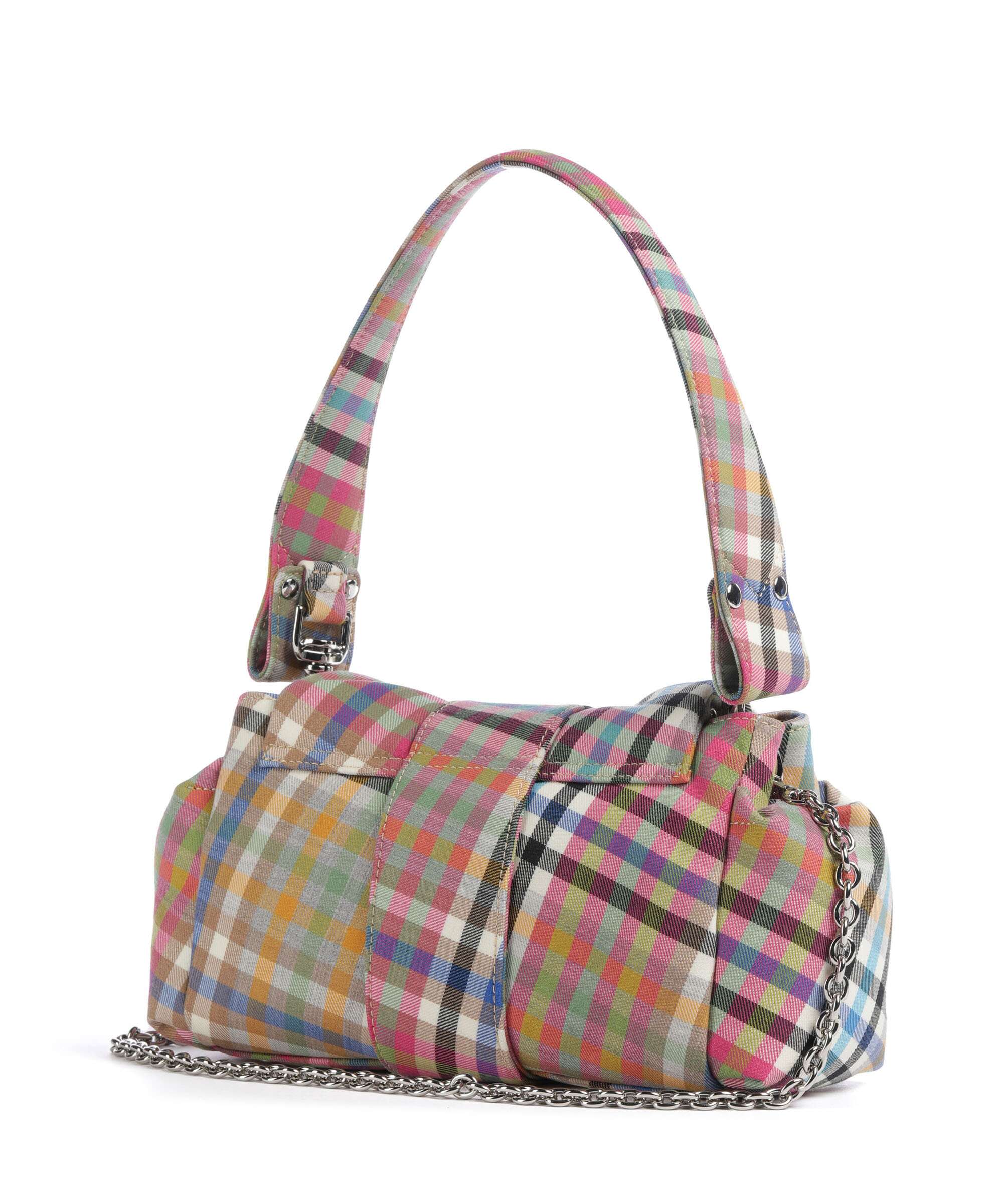 Vivienne Westwood Hazel Heather Check Treasure Sac porté épaule multicolour - Image 2