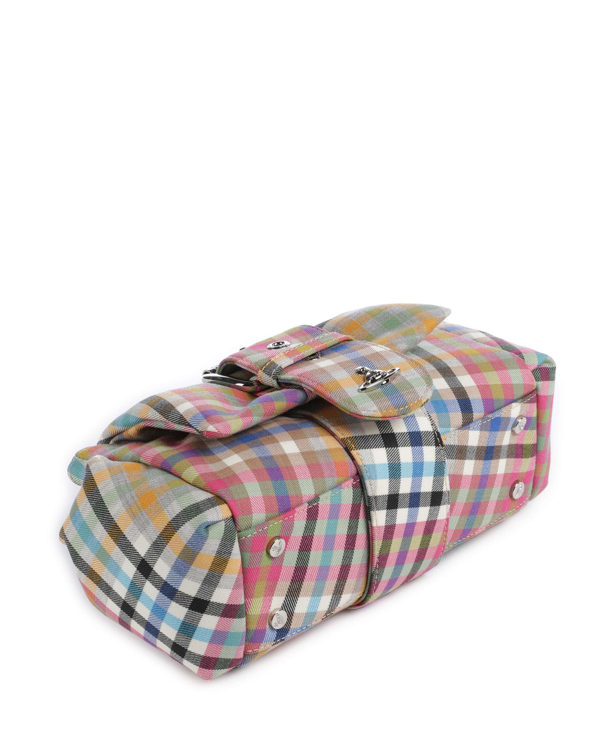 Vivienne Westwood Hazel Heather Check Treasure Sac porté épaule multicolour - Image 5