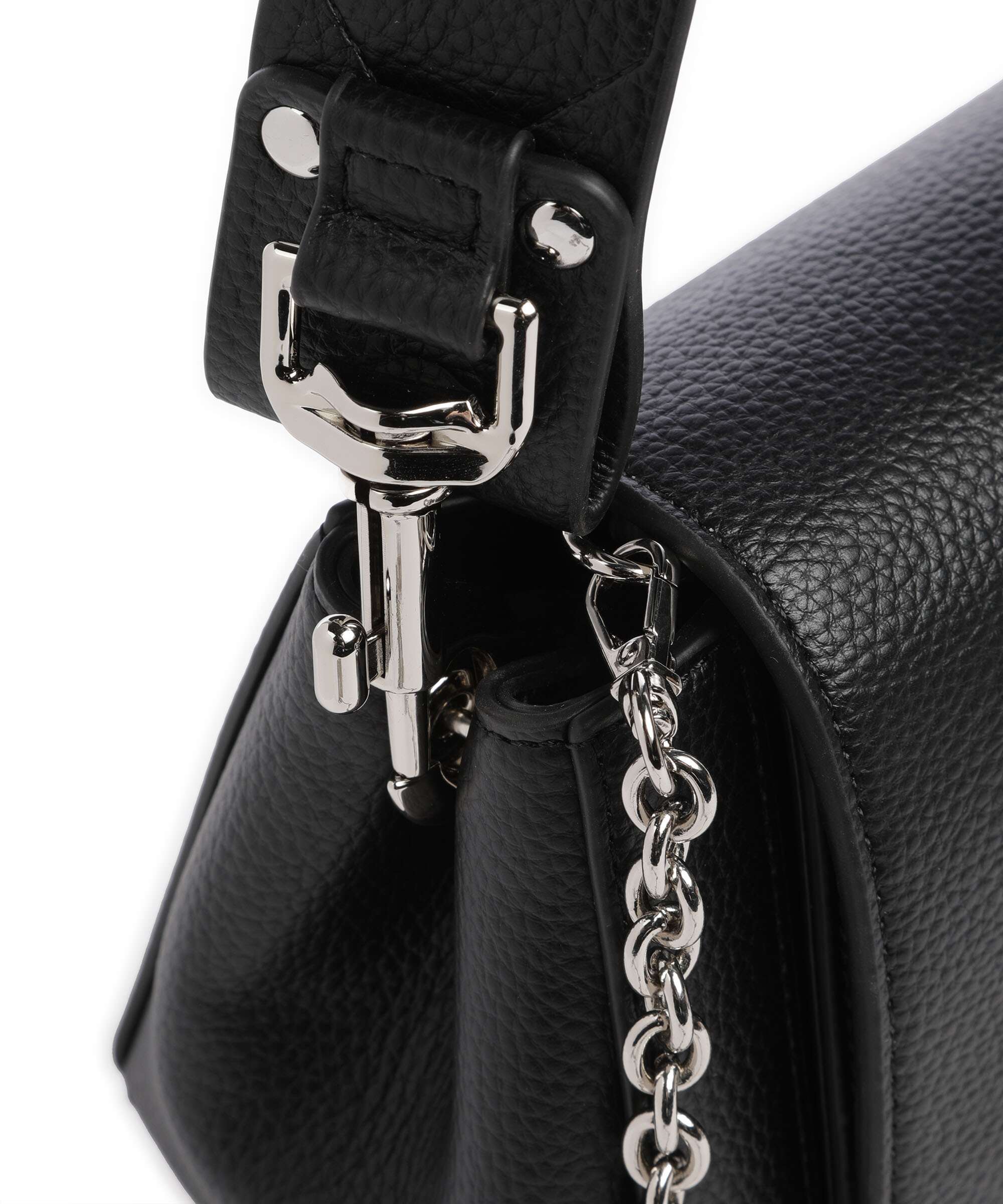 Vivienne Westwood Hazel Re-Vegan Grain Medium Sac porté épaule black - Image 4