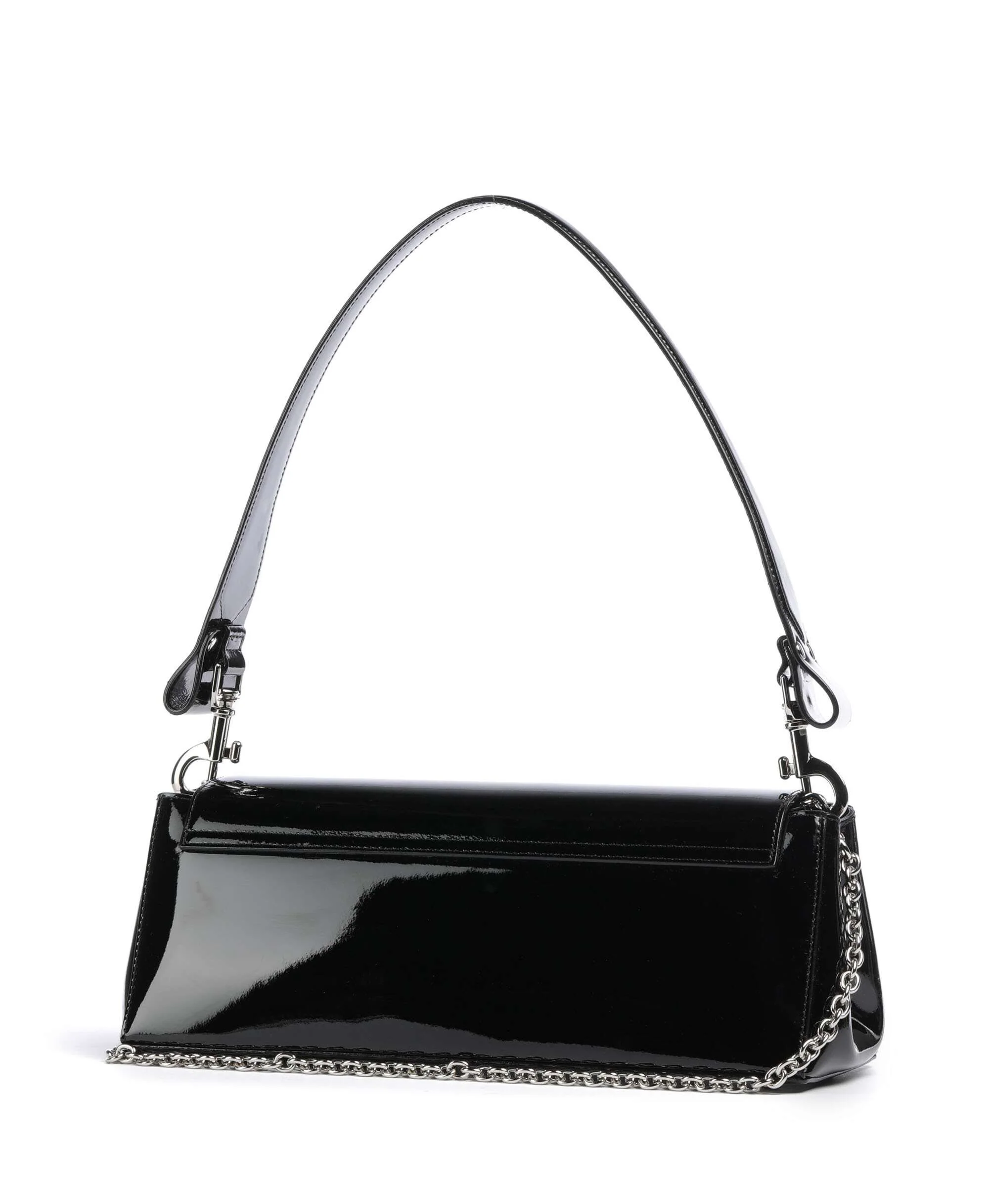 Vivienne Westwood Hazel Shiny Patent Large Sac porté épaule black - Image 2